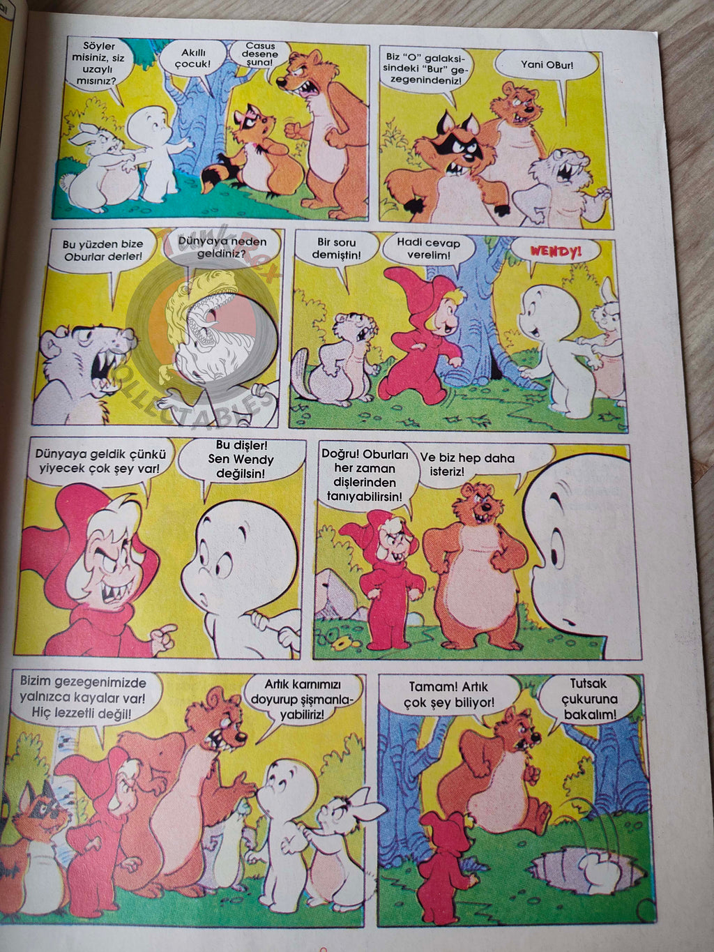 Casper the Friendly Ghost Magazine – Issue #22 1997 Turkish Comic Turkey