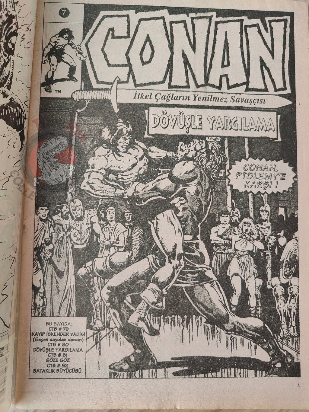 Conan The Barbarian #7 2001 Turkish Comic Turkey #80 #81 #82