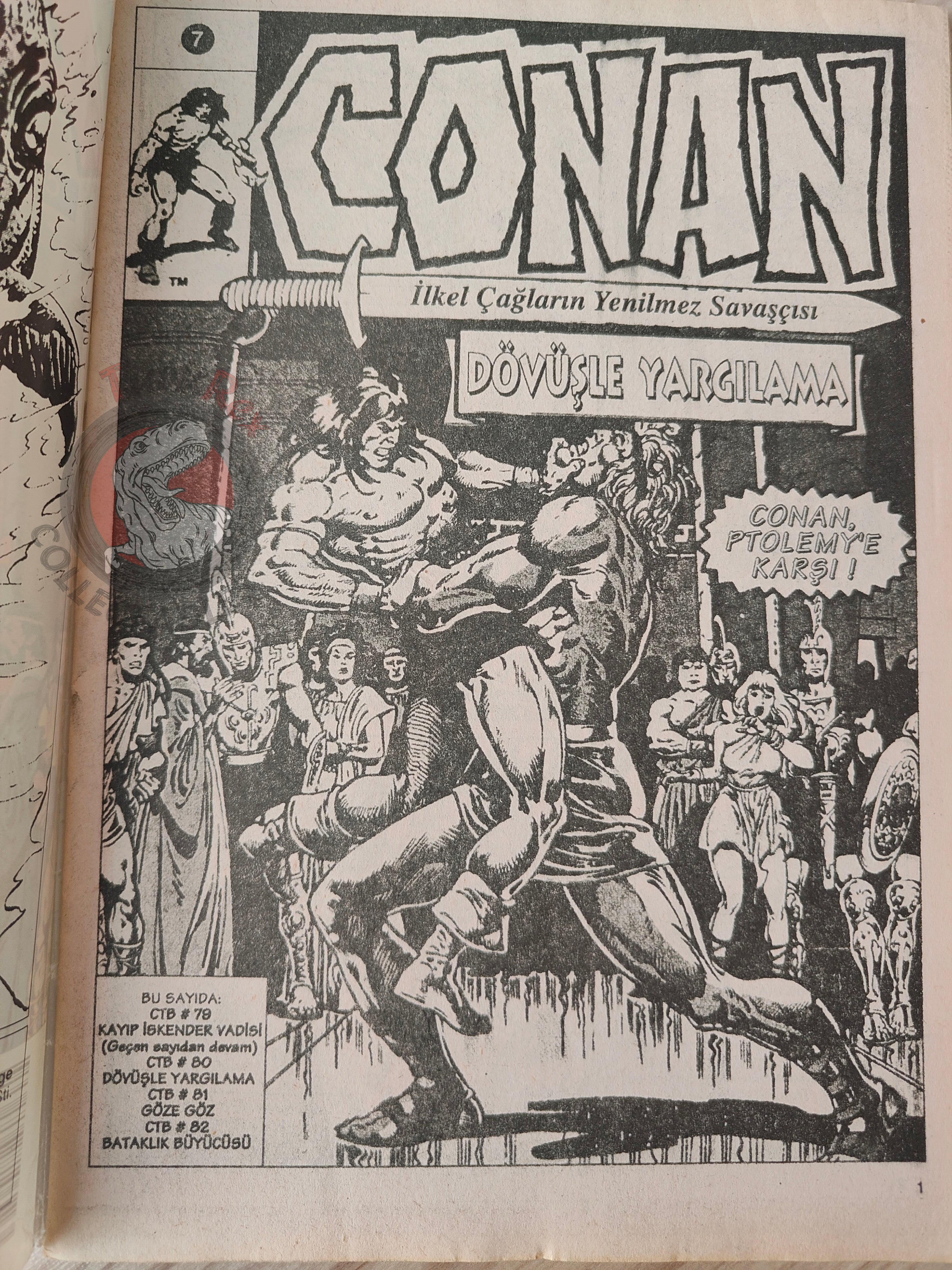 Conan The Barbarian #7 2001 Turkish Comic Turkey #80 #81 #82