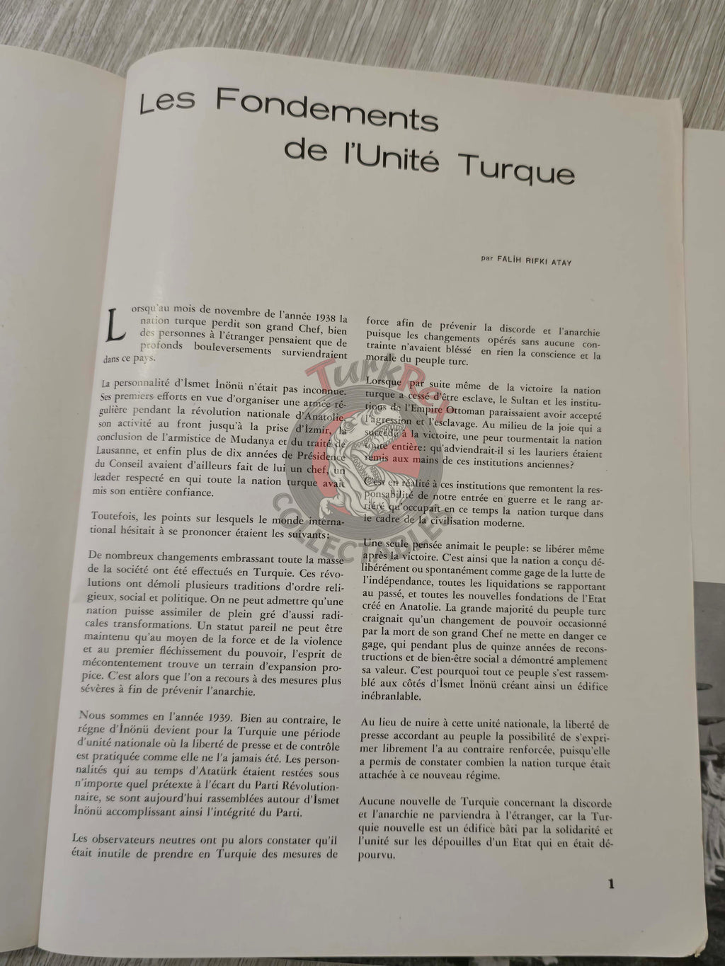 La Turquie Kemaliste 1939 Issue #30 French Magazine Turkey Atatürk Propaganda Aviation