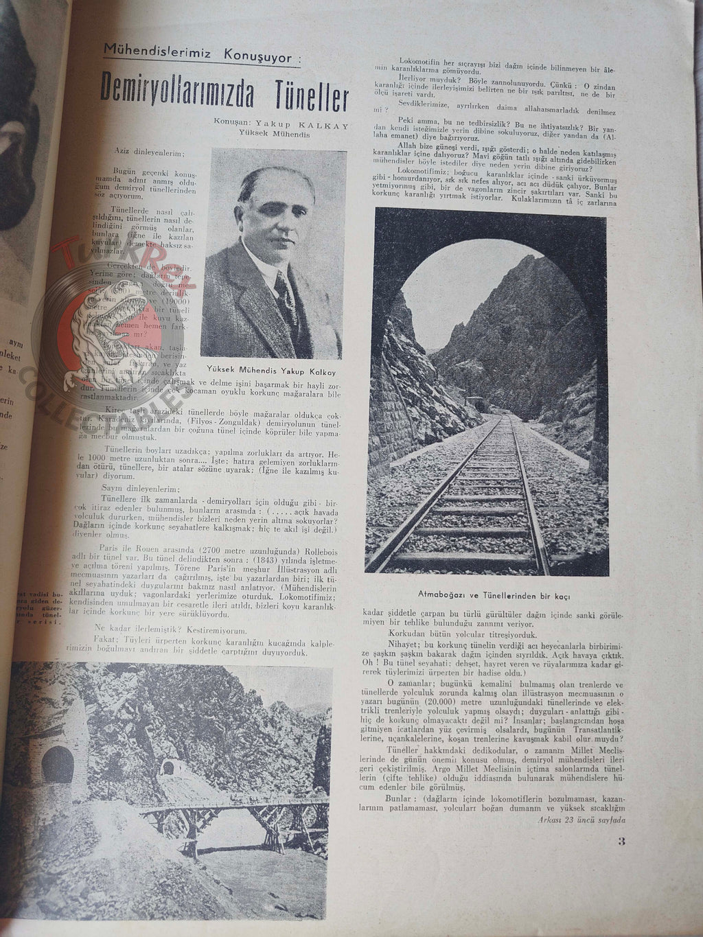 Radyo 1944 The Second Cairo Conference Turkish Magazine Turkey WW2 Radio Roosevelt Churchill Ismet Inönü