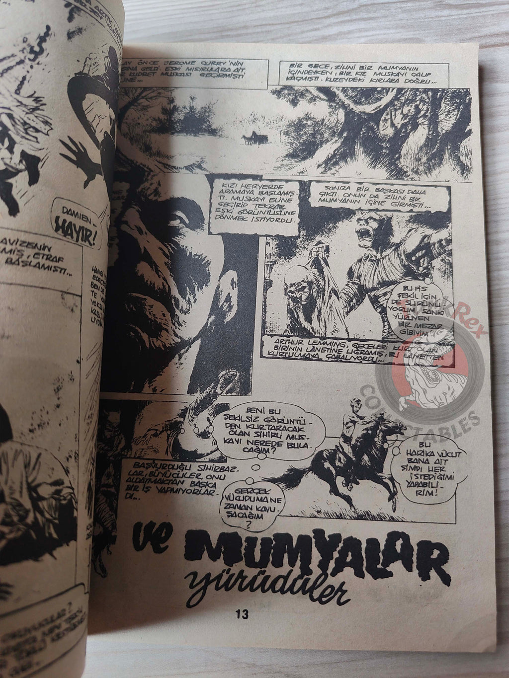 Süper Korku Cilt #26 late 80s Turkish Comic Turkey Warren Creepy Eerie Boris Vallejo