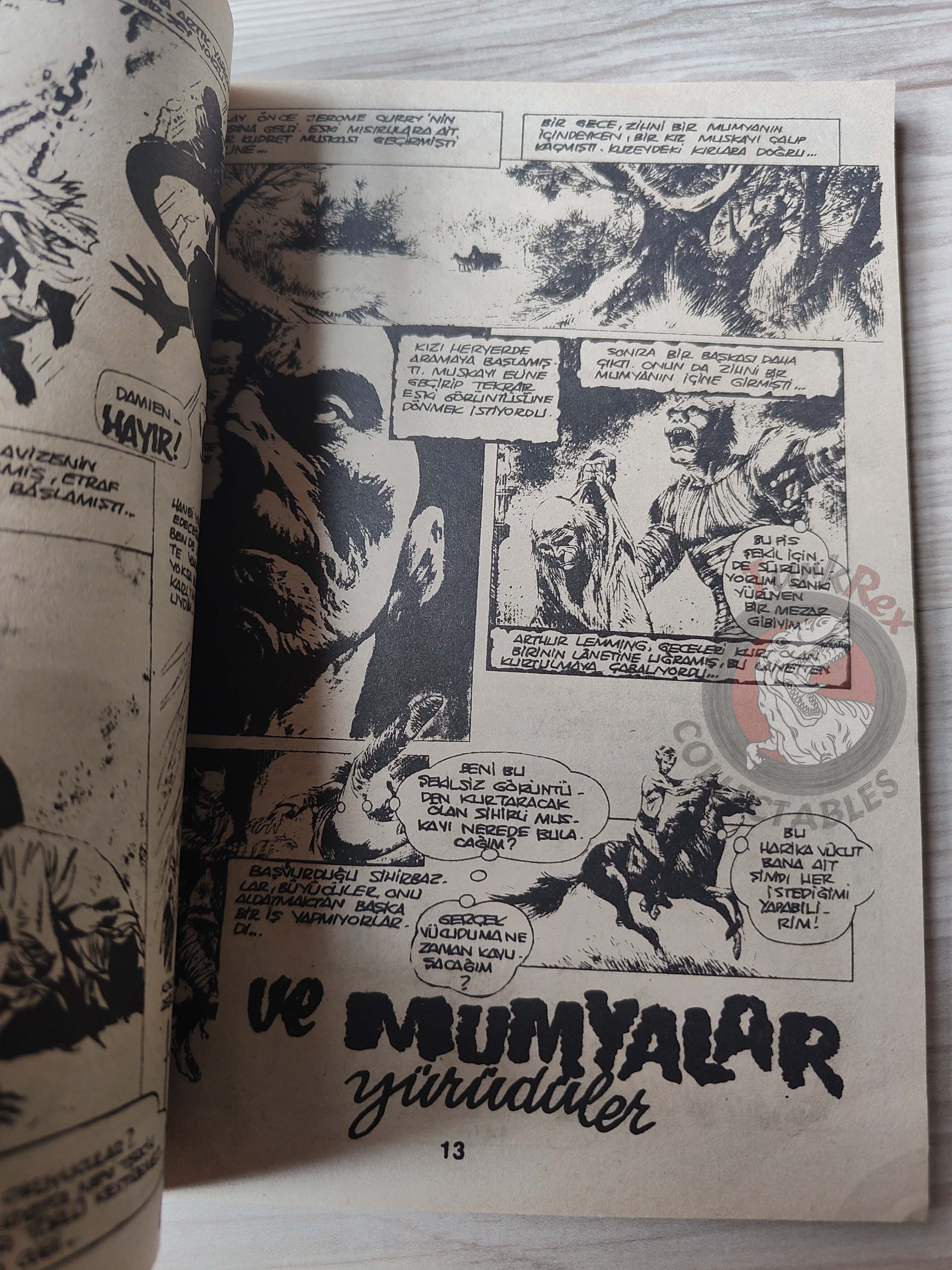 Süper Korku Cilt #26 late 80s Turkish Comic Turkey Warren Creepy Eerie Boris Vallejo