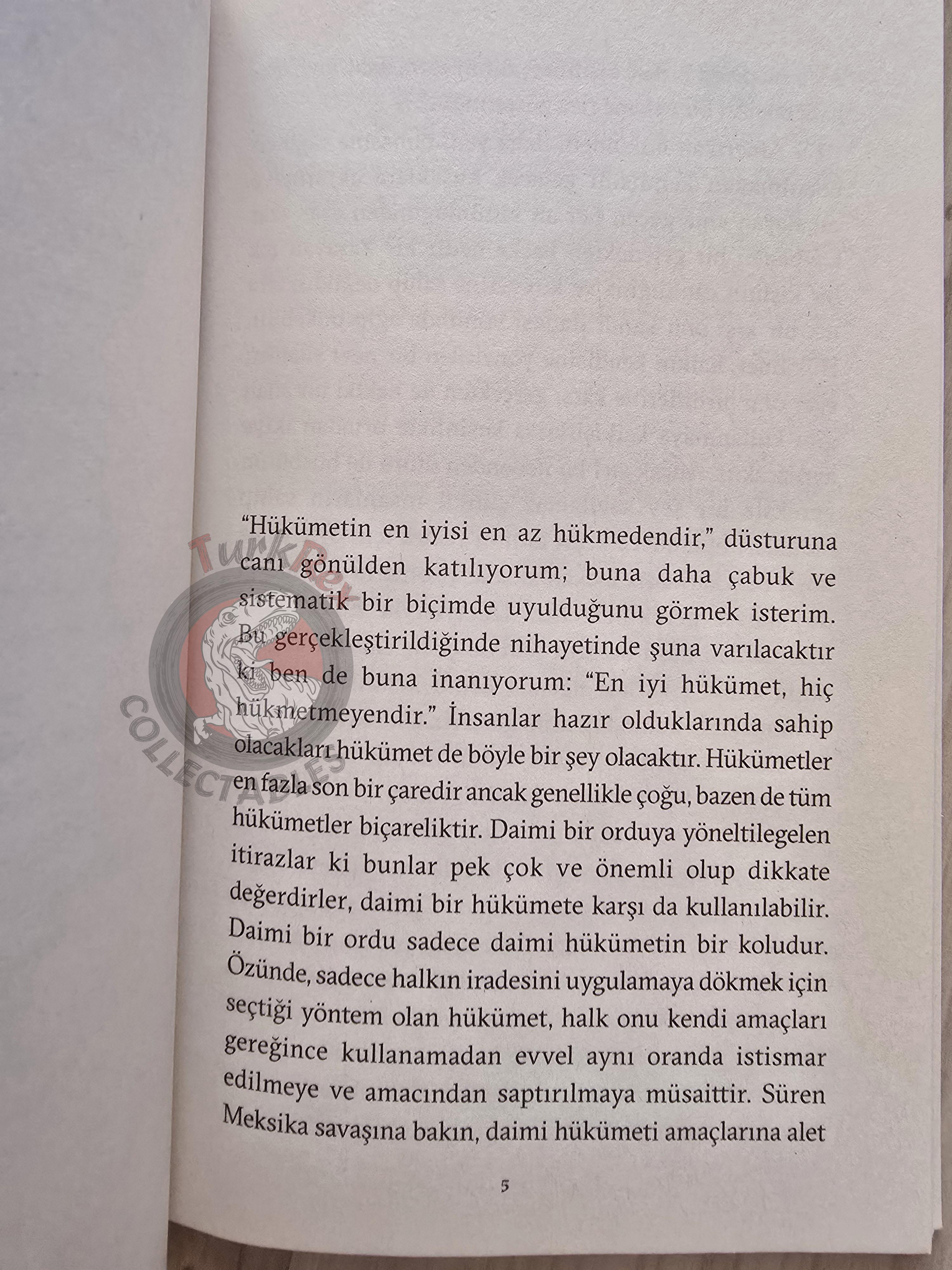 Henry David Thoreau – Civil Disobedience 2019 Turkish Book Turkey