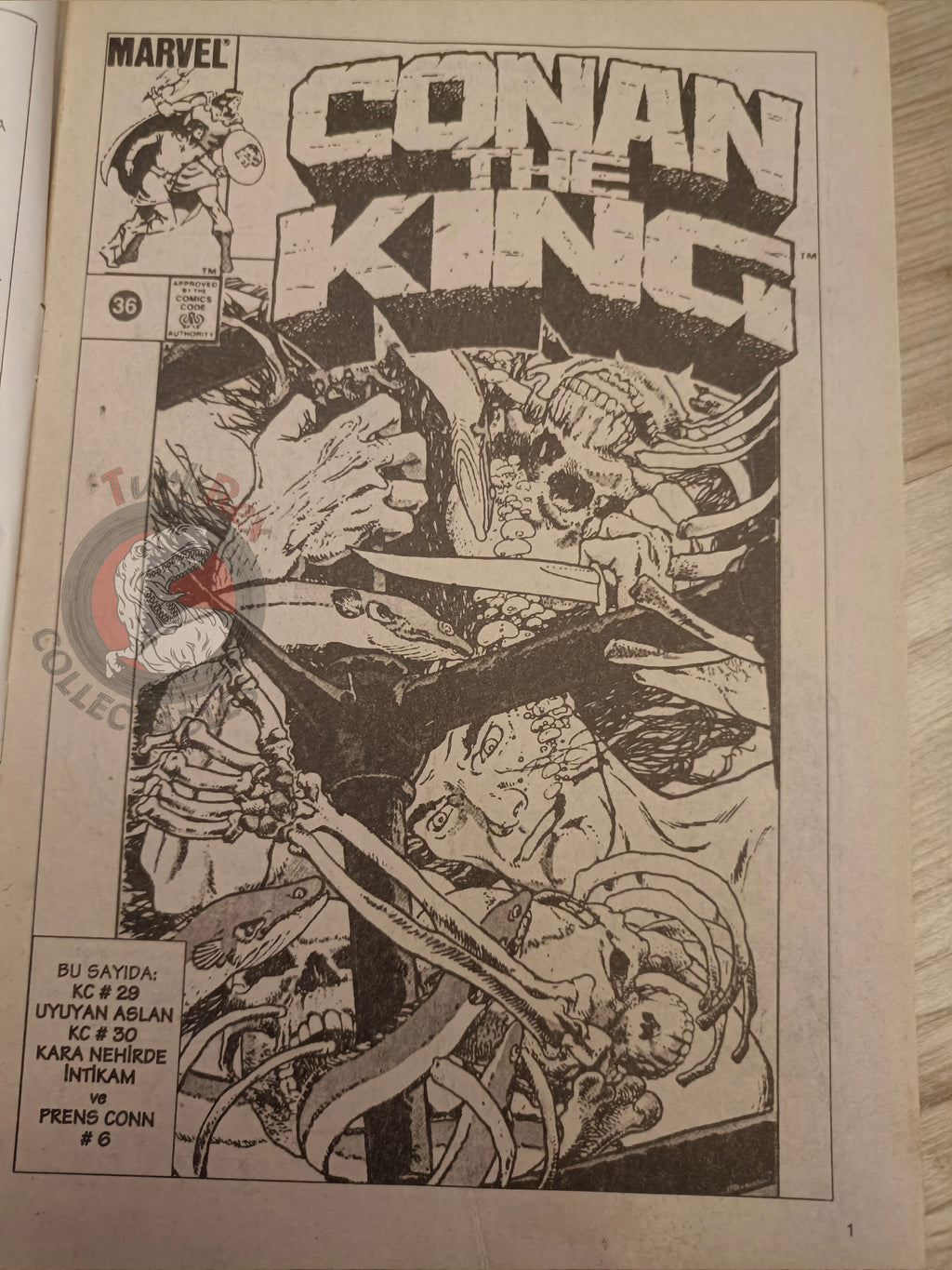 Kral Conan #36 King Conan #29 #30 Turkish Comic Turkey Ken Kelly Prince Conn