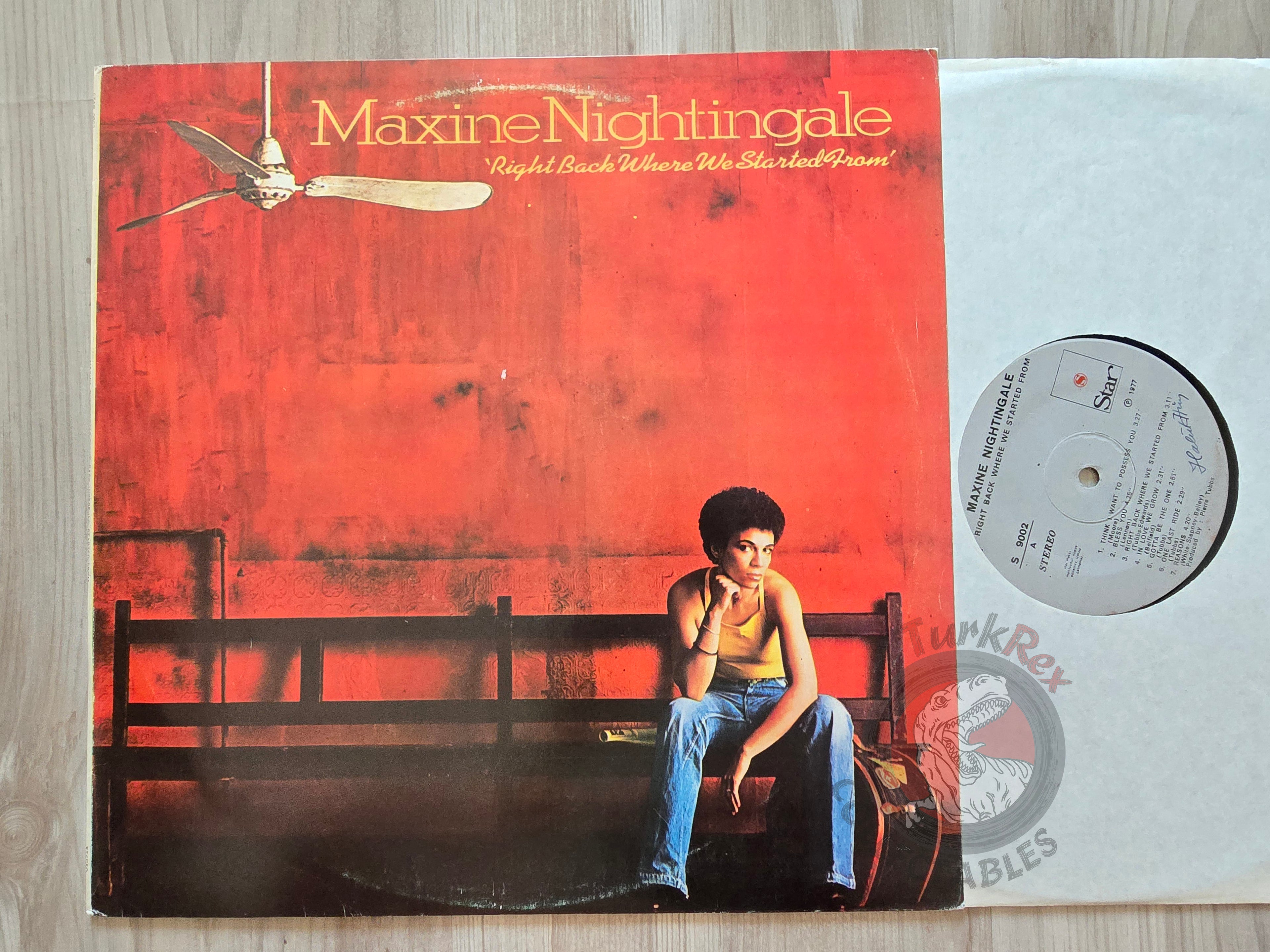 Maxine Nightingale – Right Back Where We Started From Turkish Pressing Vinyl Turkey Edition