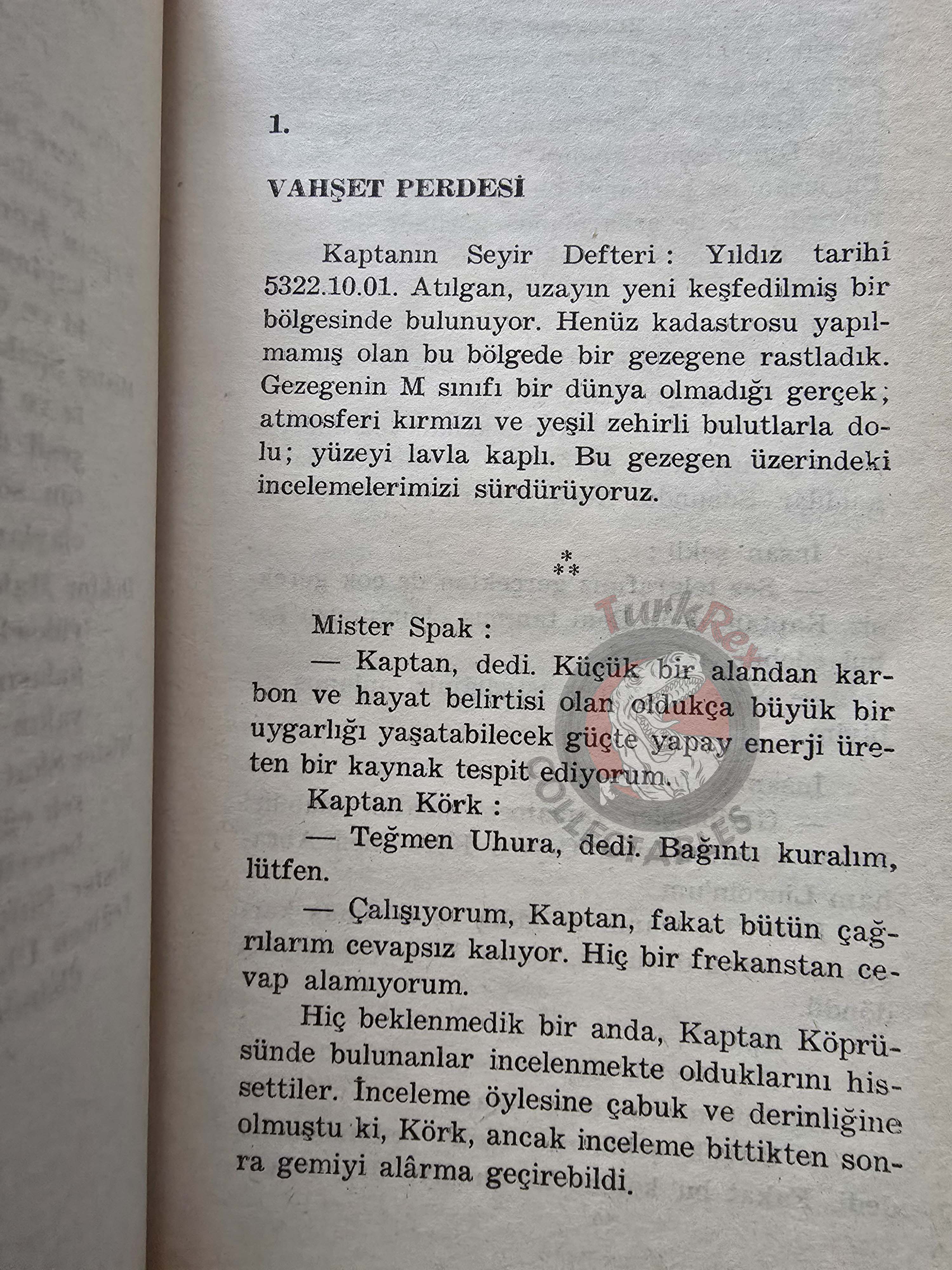 Star Trek 6 – James Blish 1973 1st Turkish Book Turkey