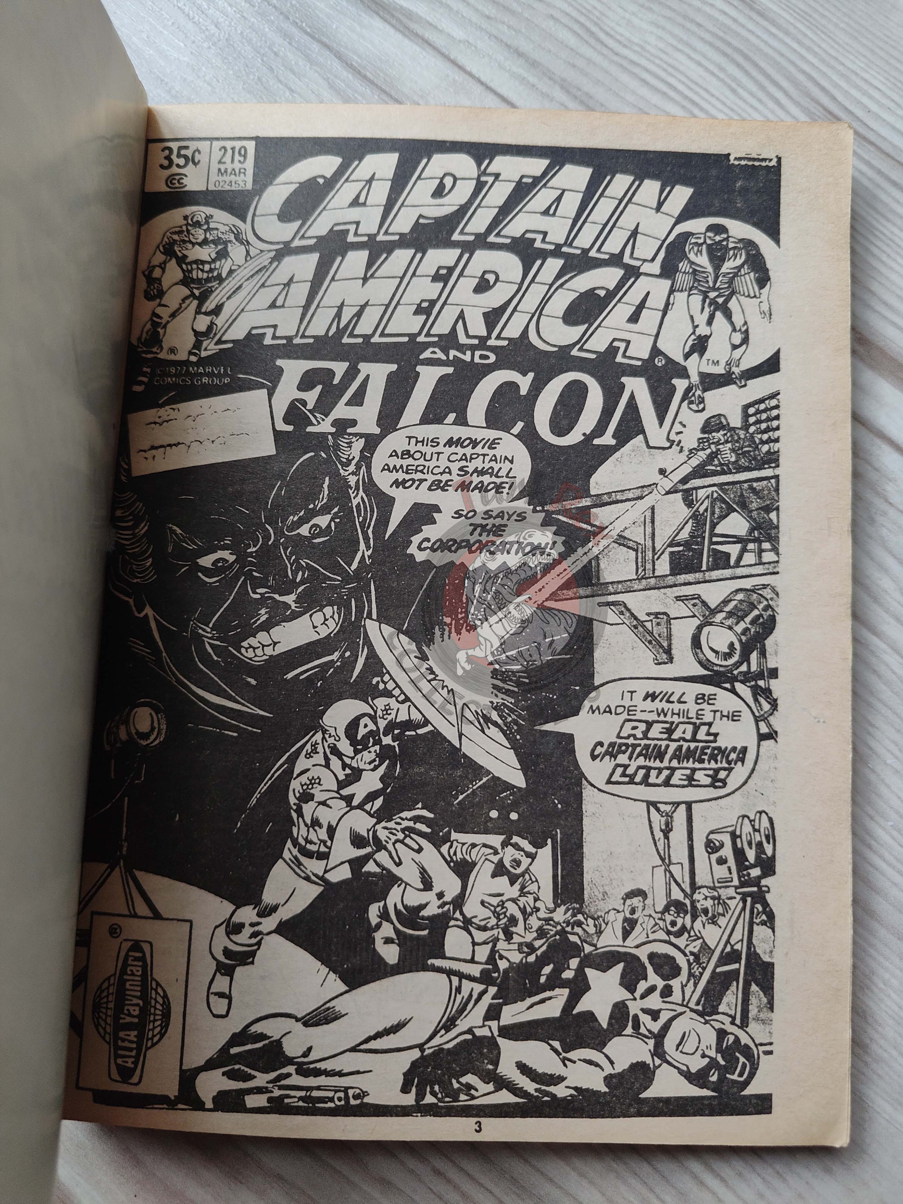 Captain America – Volume 9 1989 Turkish Comic Turkey Falcon
