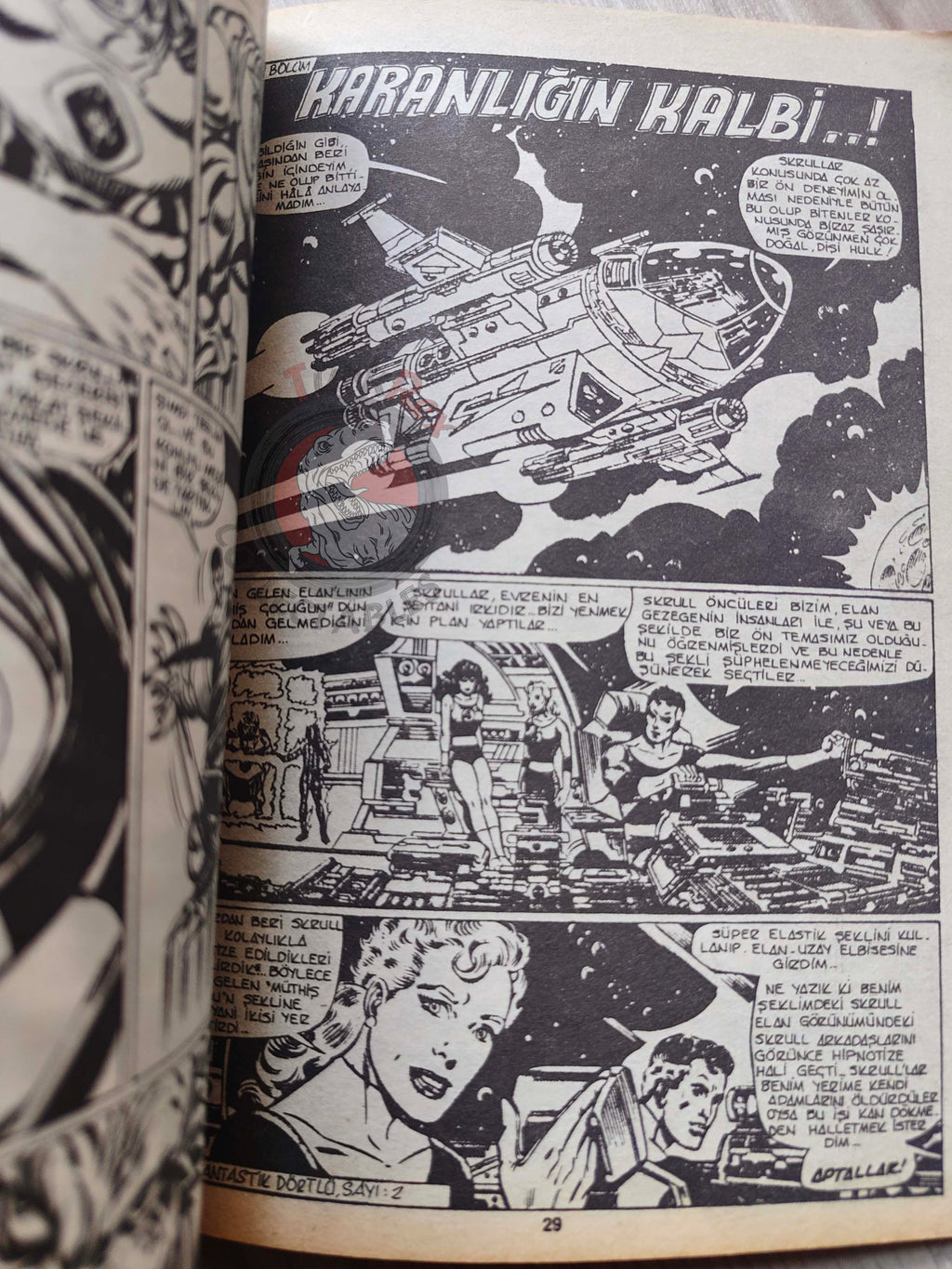 Fantastic Four #4 1988 Turkish Comic Turkey #19 #20