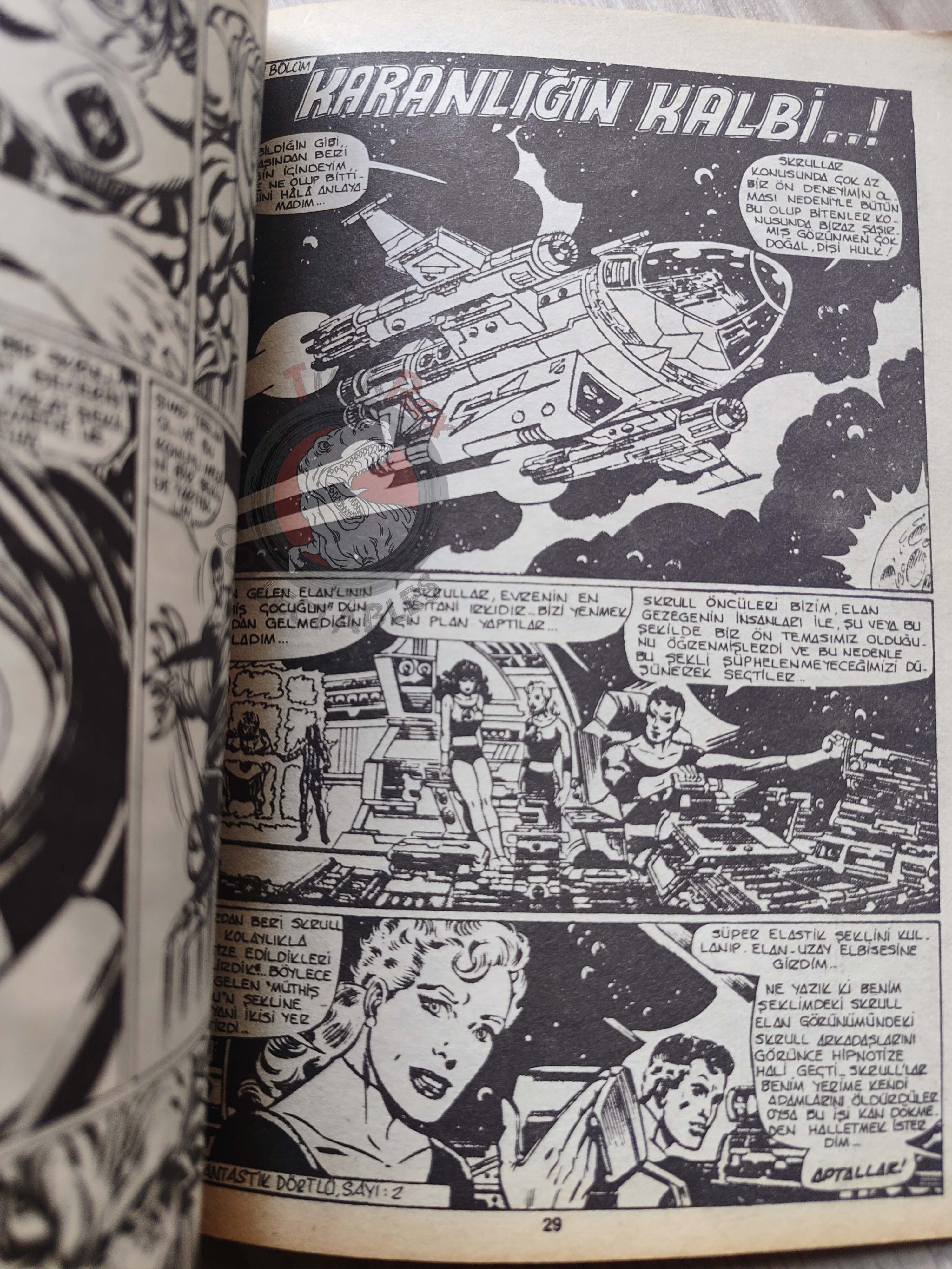 Fantastic Four #4 1988 Turkish Comic Turkey #19 #20
