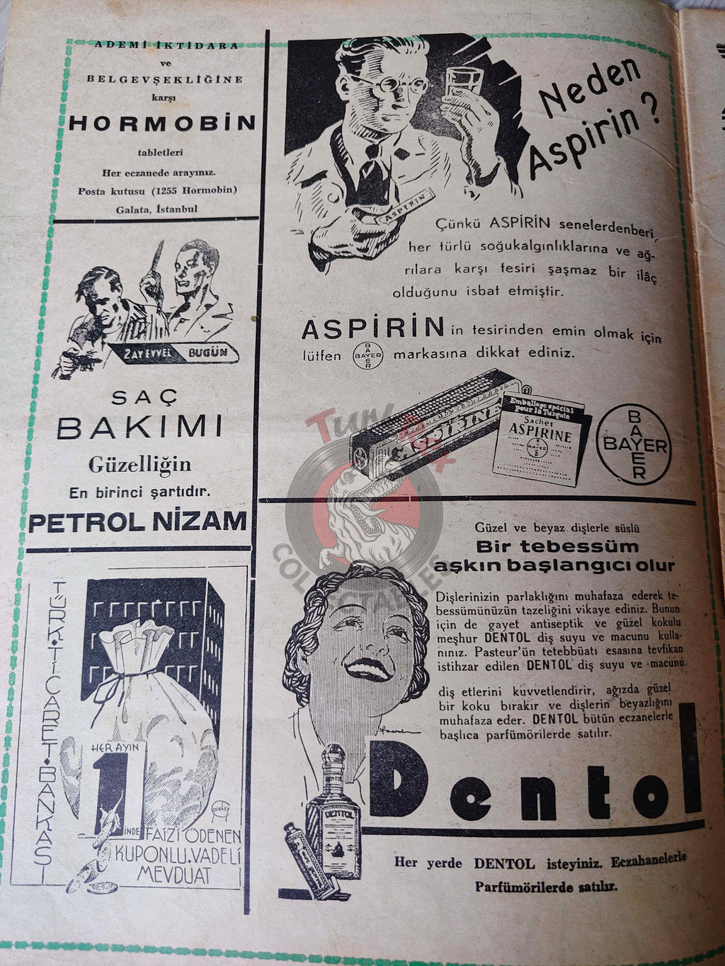 Akbaba 1937 Humor Magazine Turkish Turkey Pirate in the Mediterranean War WW2 era Westinghouse Bayer