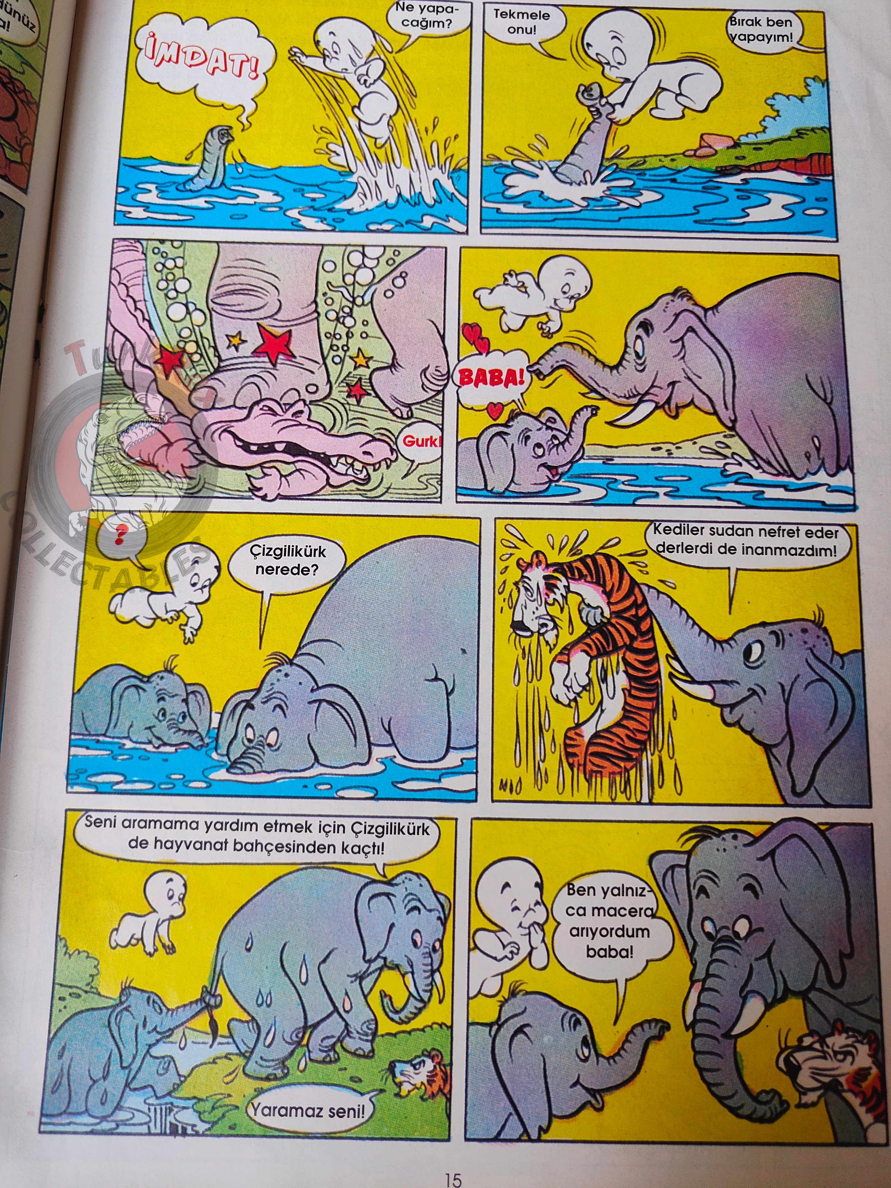 Casper the Friendly Ghost Magazine – Issue #16 1996 Turkish Comic Turkey Wendy