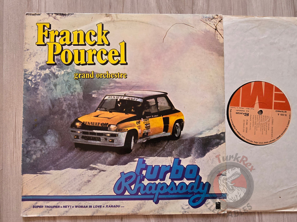Franck Pourcel – Turbo Rhapsody Turkish Pressing Vinyl Turkey Edition
