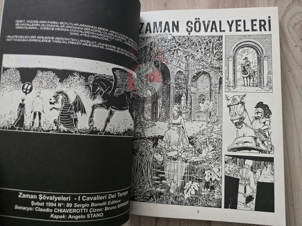 Dylan Dog #36 2012 Turkish Comic Turkey I cavalieri del tempo #89 #90