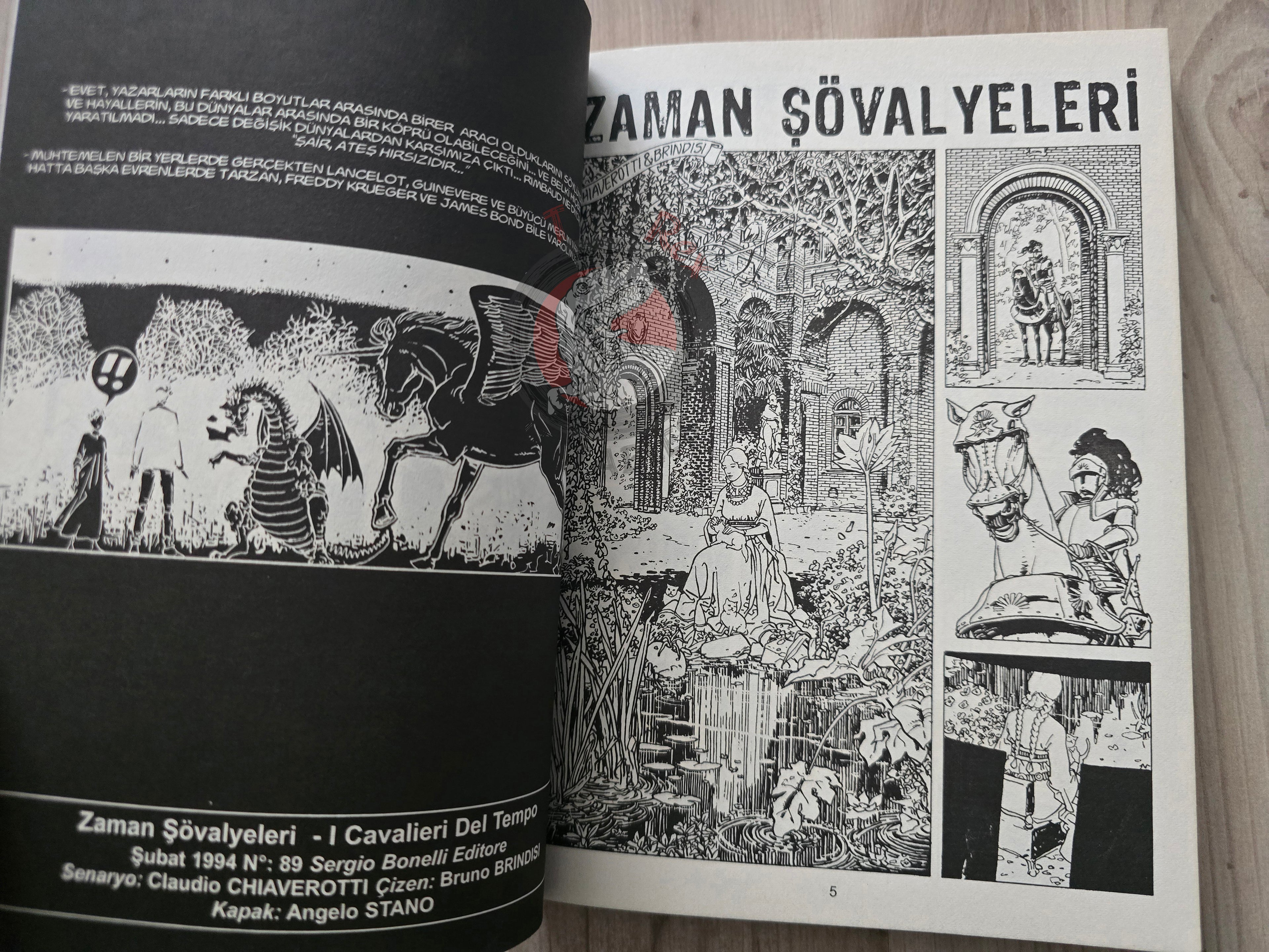 Dylan Dog #36 2012 Turkish Comic Turkey I cavalieri del tempo #89 #90