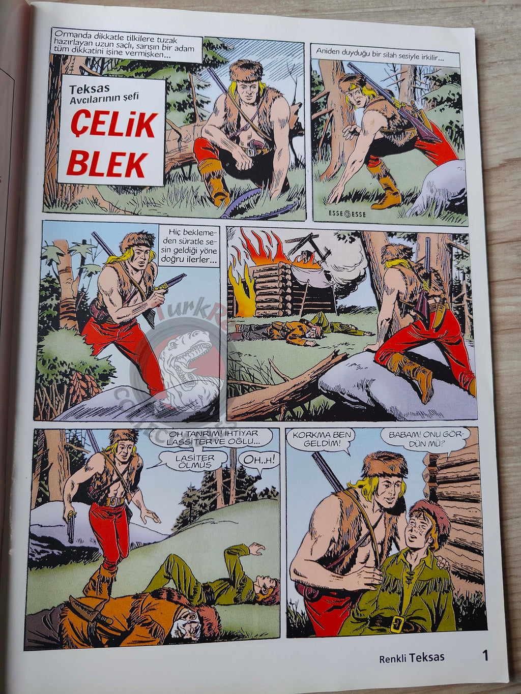 Il Grande Blek #1 Trappers alla Riscossa 2004 Turkish Comic Turkey EsseGesse