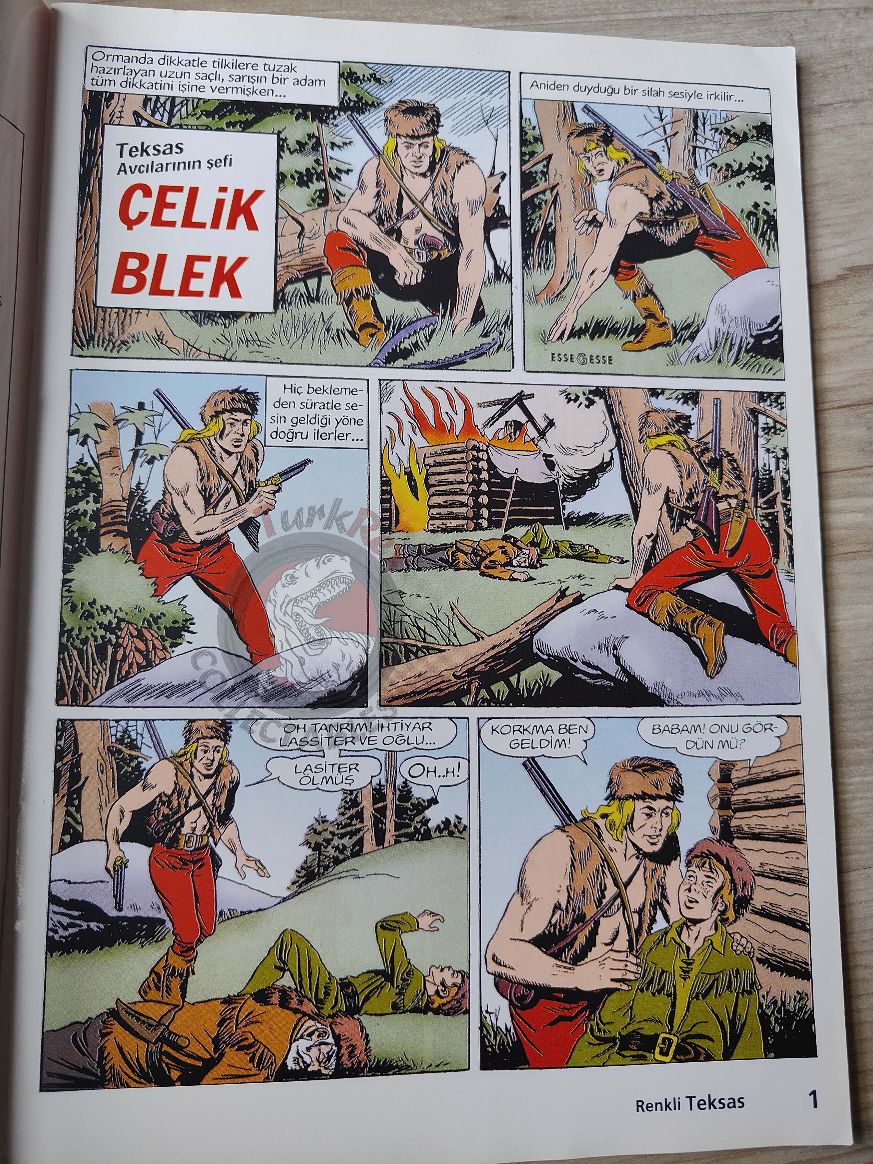 Il Grande Blek #1 Trappers alla Riscossa 2004 Turkish Comic Turkey EsseGesse