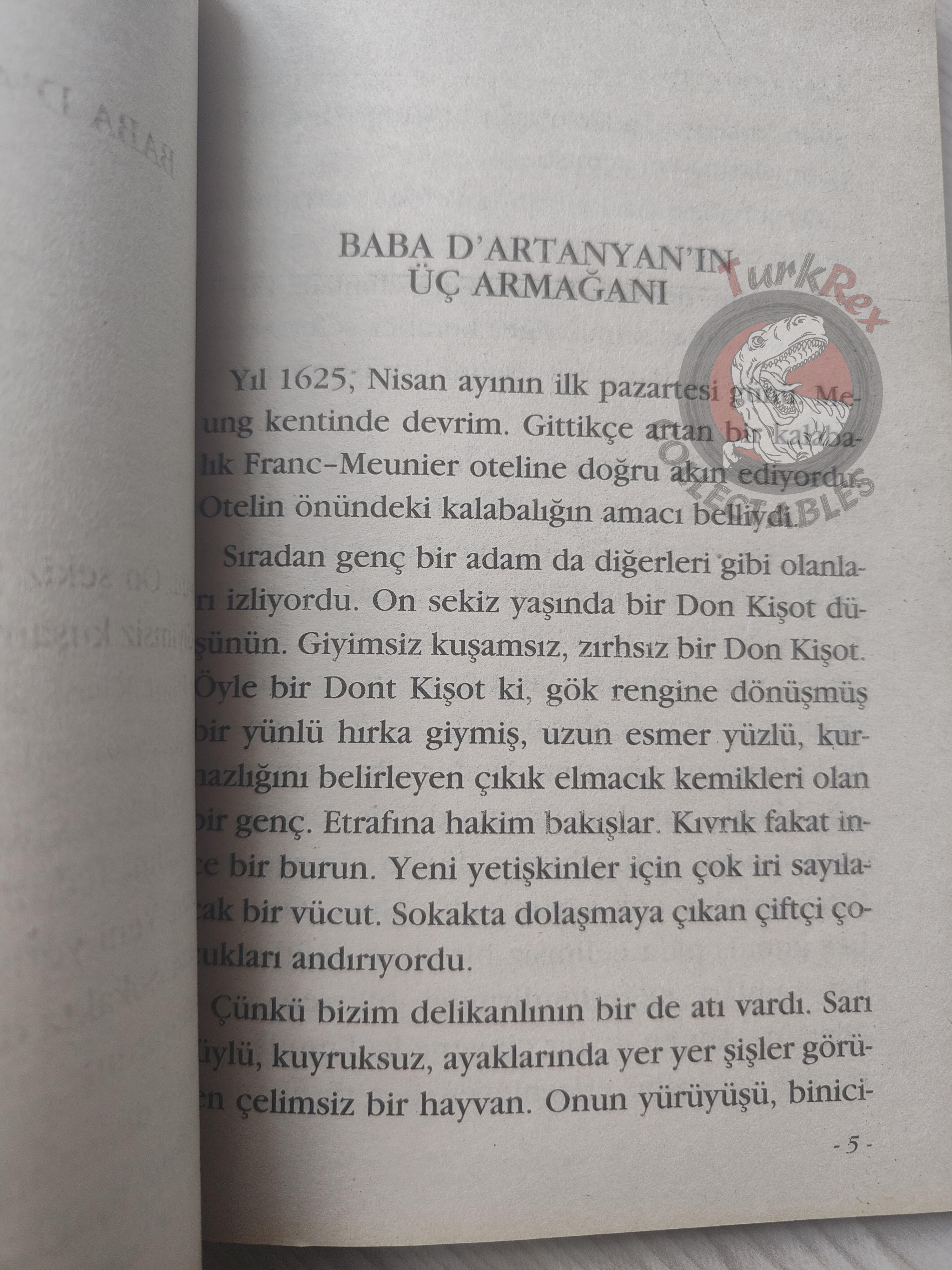 Alexandre Dumas – The Three Musketeers 1999 Turkish Book Turkey