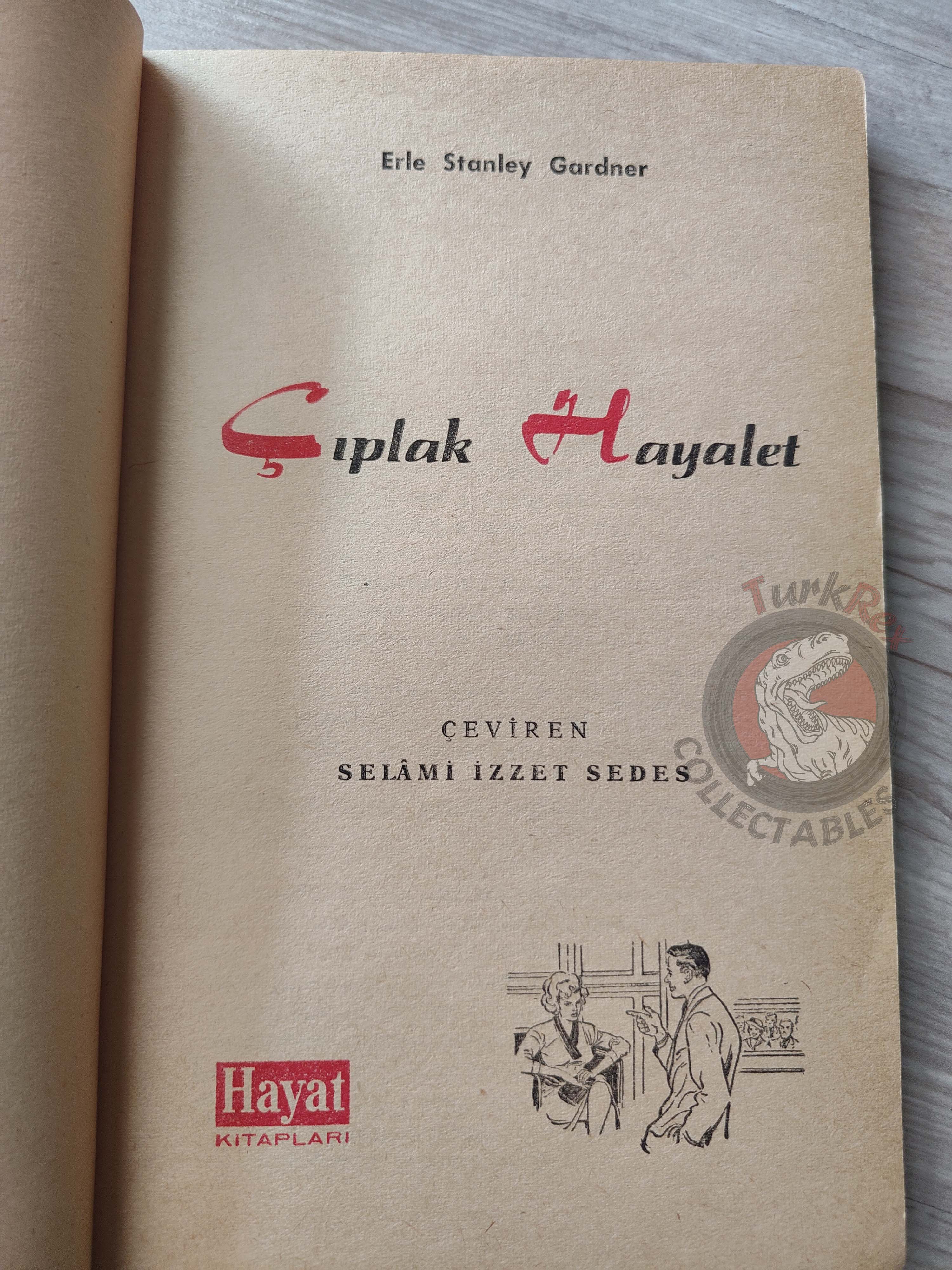 Erle Stanley Gardner – The Case of the Glamorous Ghost 1963 Turkish Book Turkey