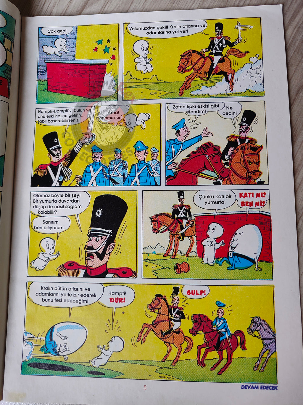 Casper the Friendly Ghost Magazine – Issue #19 1997 Turkish Comic Turkey