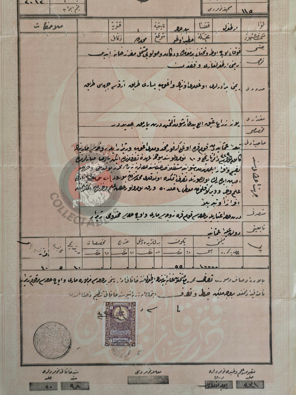 Ottoman 1914 Land Deed House in Ertuğrul Bilecik Title Armenian Family Armenia 2