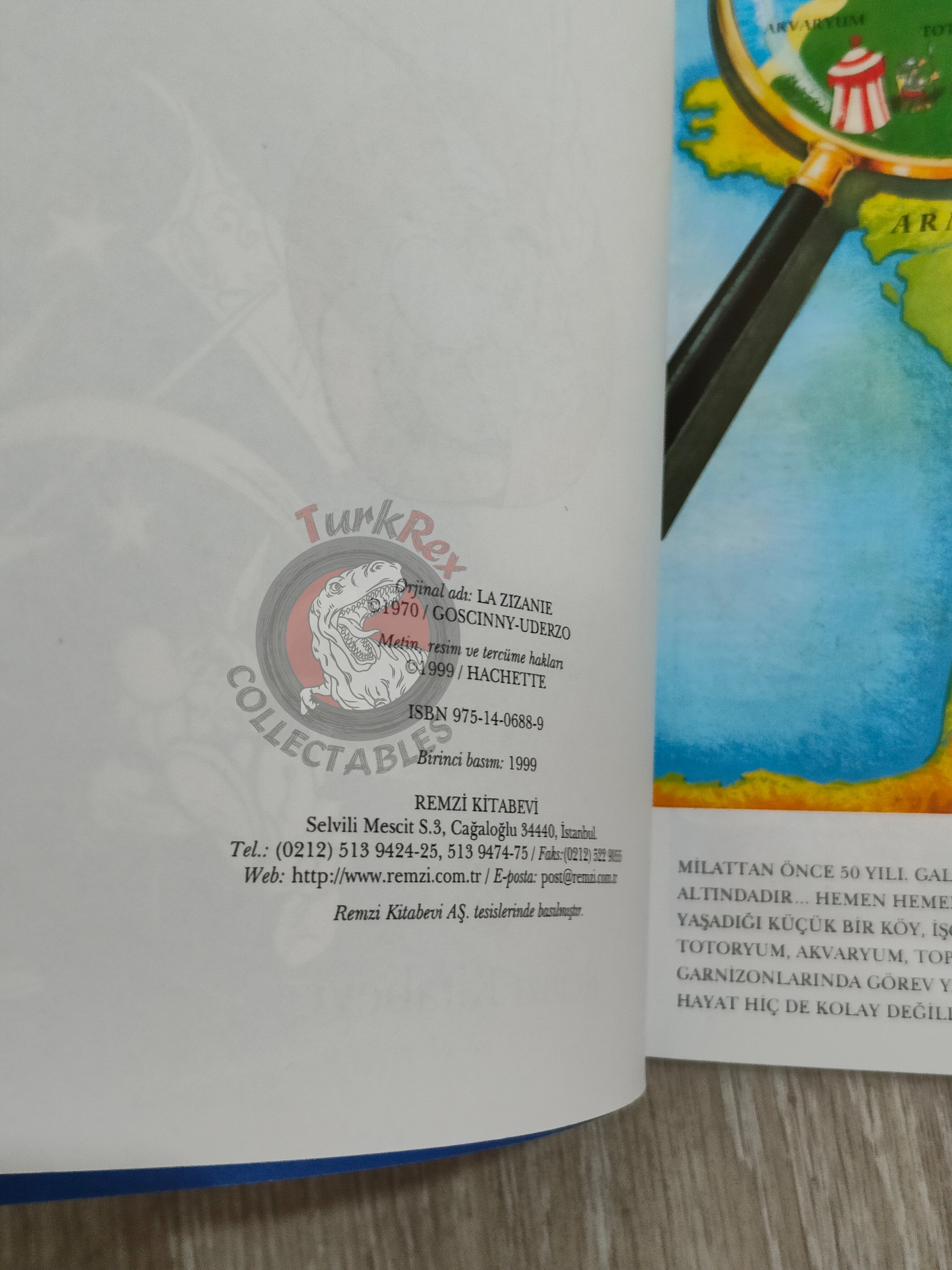 Asterix – Asterix and the Roman Agent 1999 1st Edition Turkish Edition Comic Turkey