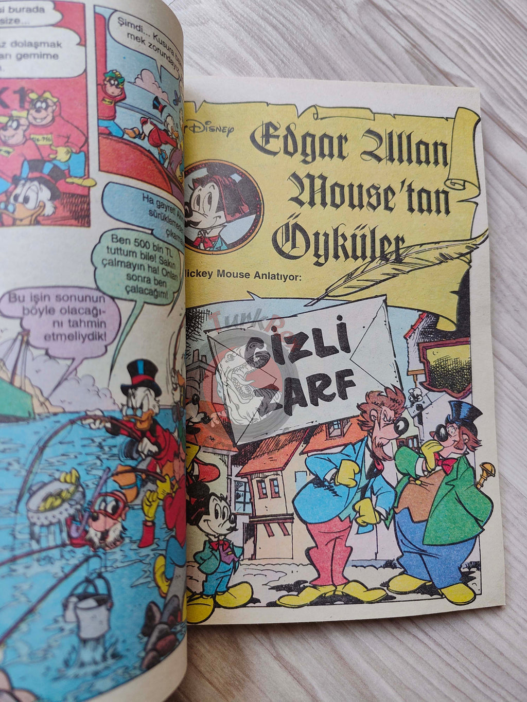 Mickey Mouse #1 1995 Turkish Comic Turkey Walt Disney Donald Duck