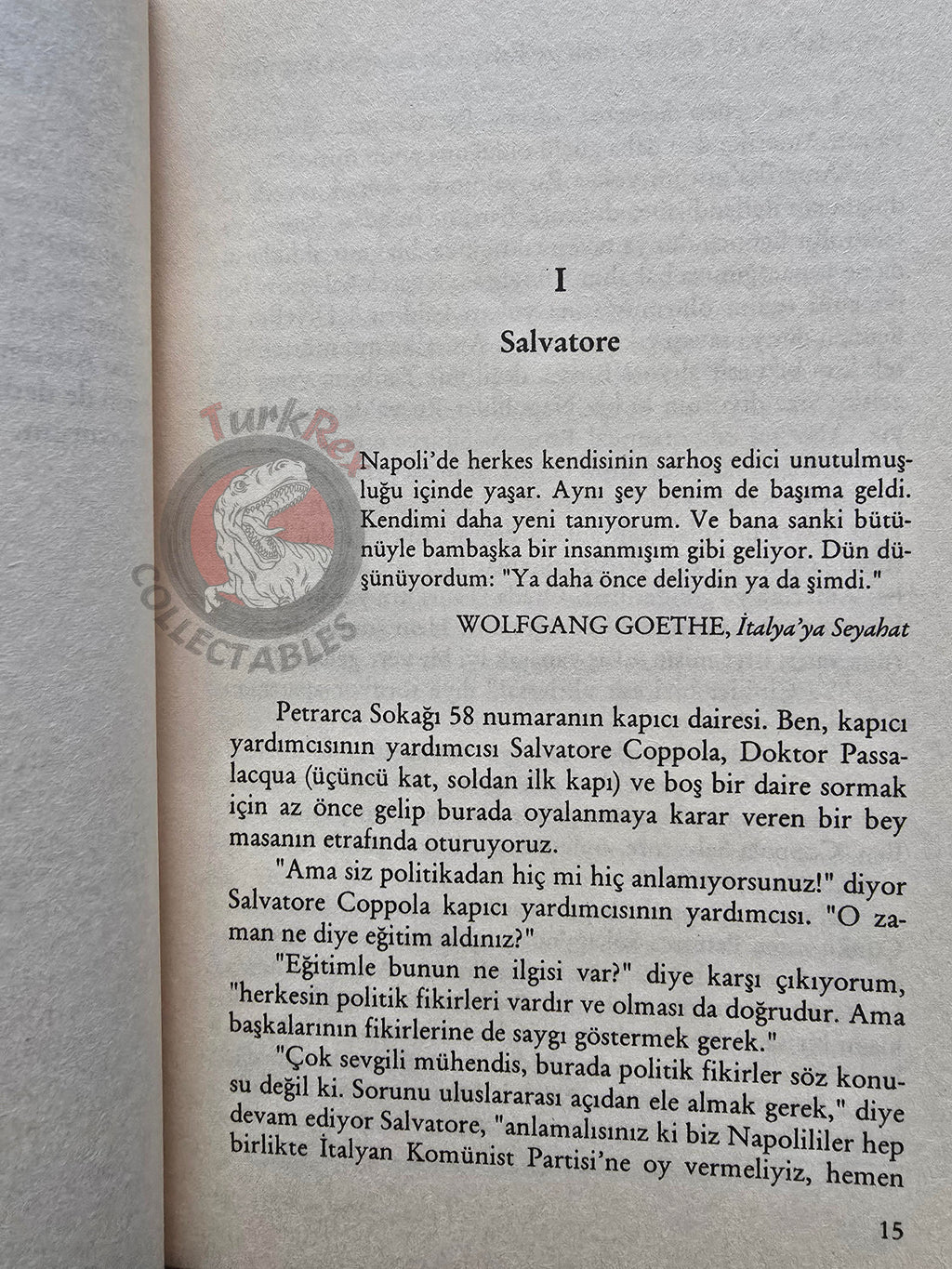 Luciano De Crescenzo – Così Parlò Bellavista 1999 1st Turkish Book Turkey