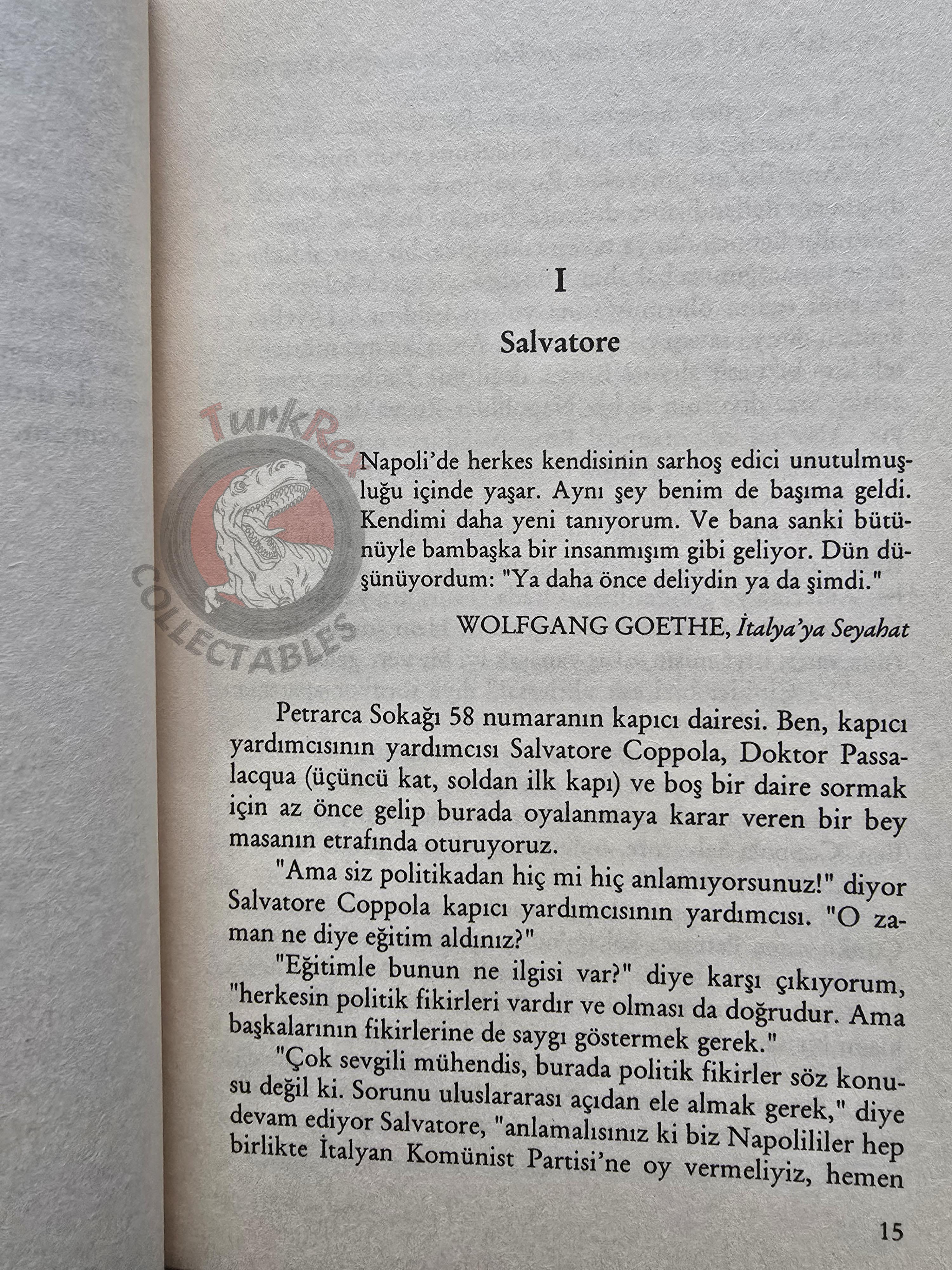 Luciano De Crescenzo – Così Parlò Bellavista 1999 1st Turkish Book Turkey