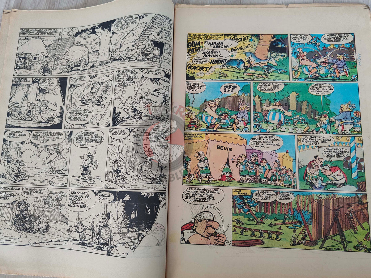 Asterix – Asterix and the Banquet 80s Turkish Edition Comic Turkey