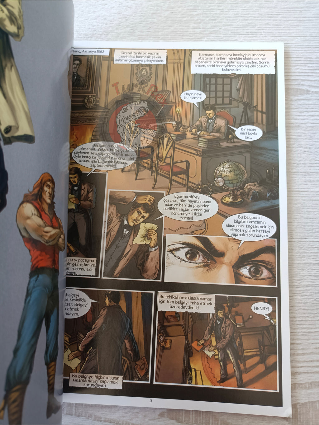 A Journey to the Centre of the World – Jules Verne Turkish Comic Turkey Campfire Classics