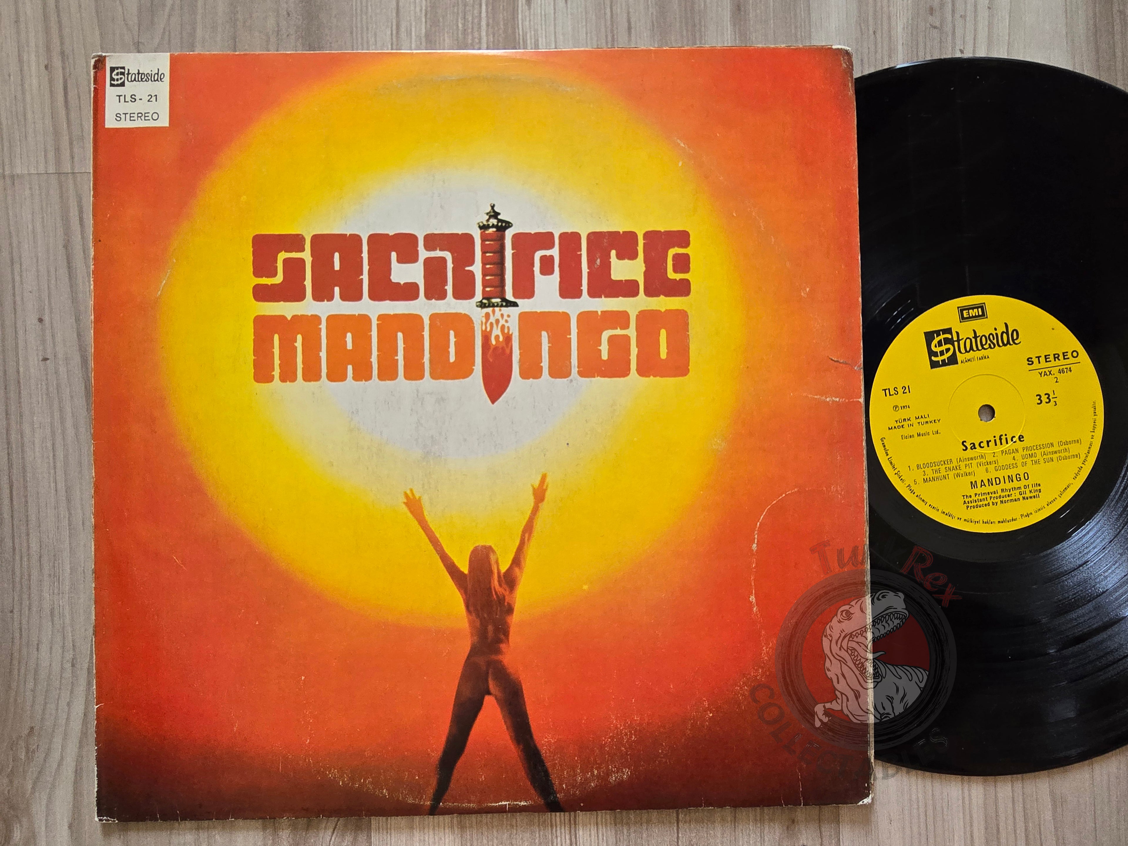 Mandingo – Sacrifice Turkish Pressing Vinyl Turkey Edition
