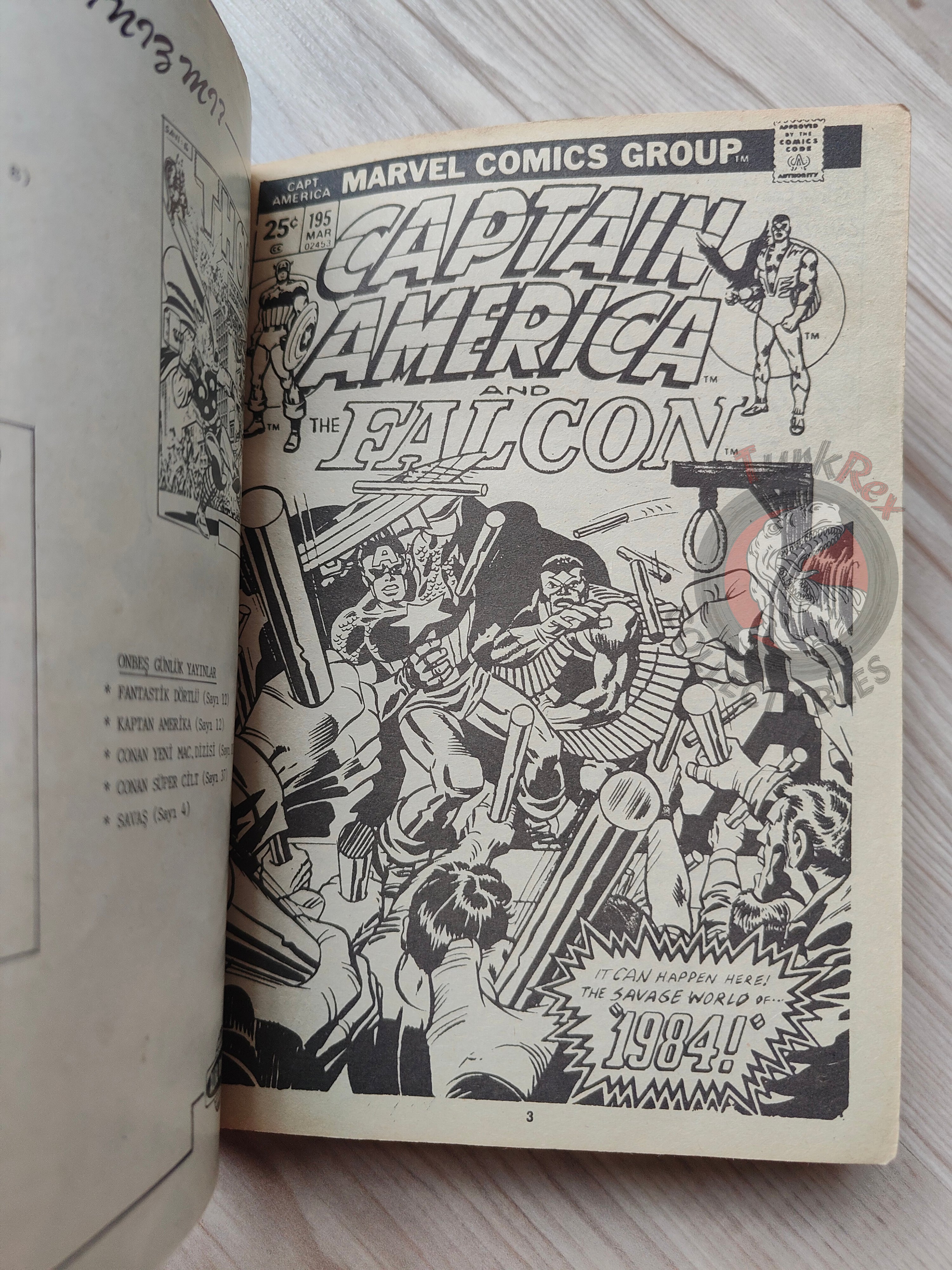 Captain America – Volume 6 1989 Turkish Comic Turkey