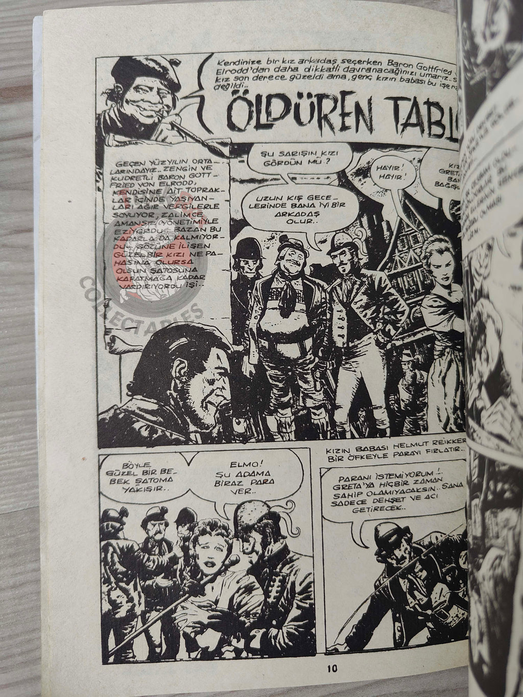 Süper Korku #12 late 80s Turkish Comic Turkey Warren Blazing Combat Eerie Vampirella