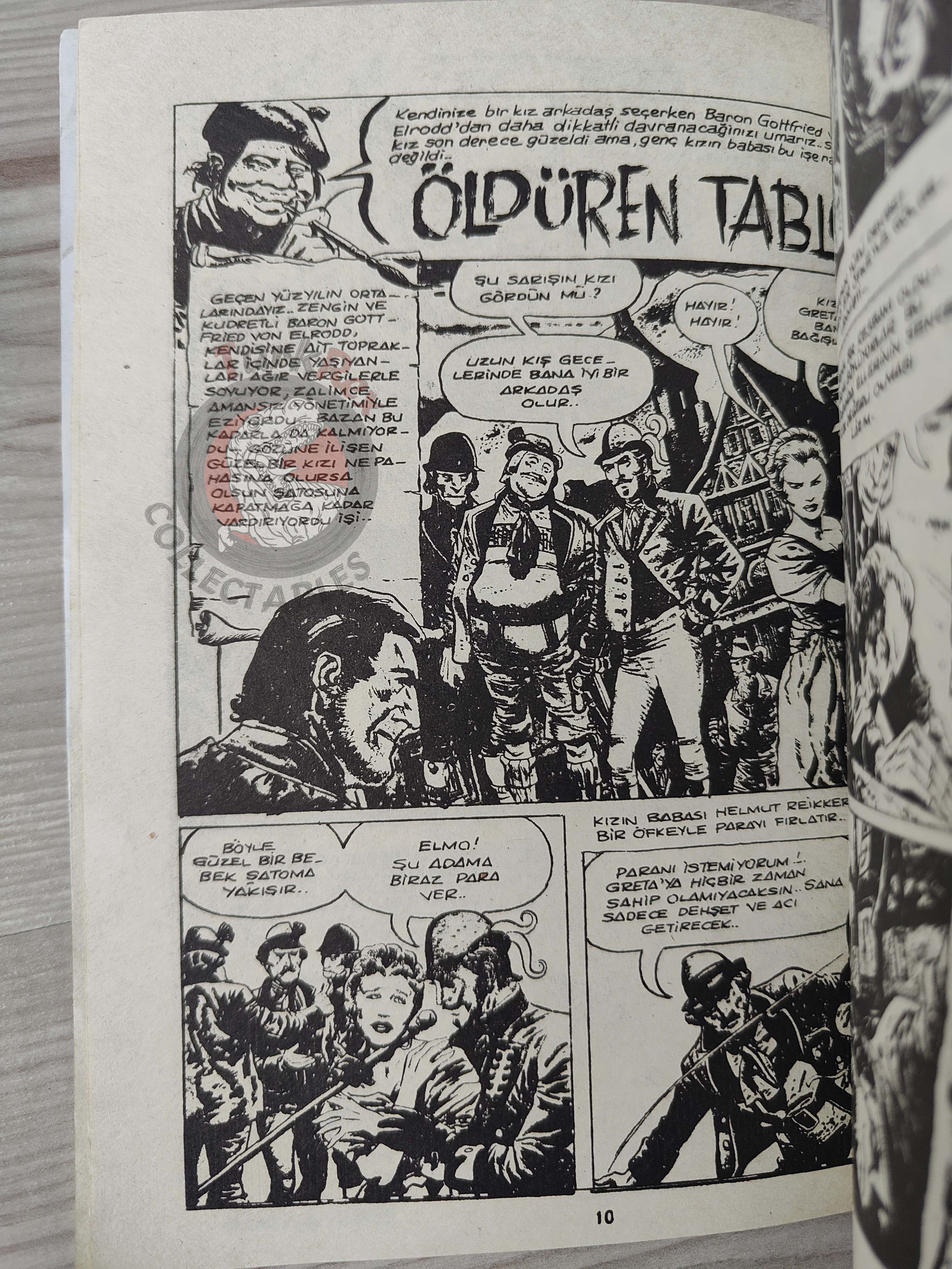 Süper Korku #12 late 80s Turkish Comic Turkey Warren Blazing Combat Eerie Vampirella