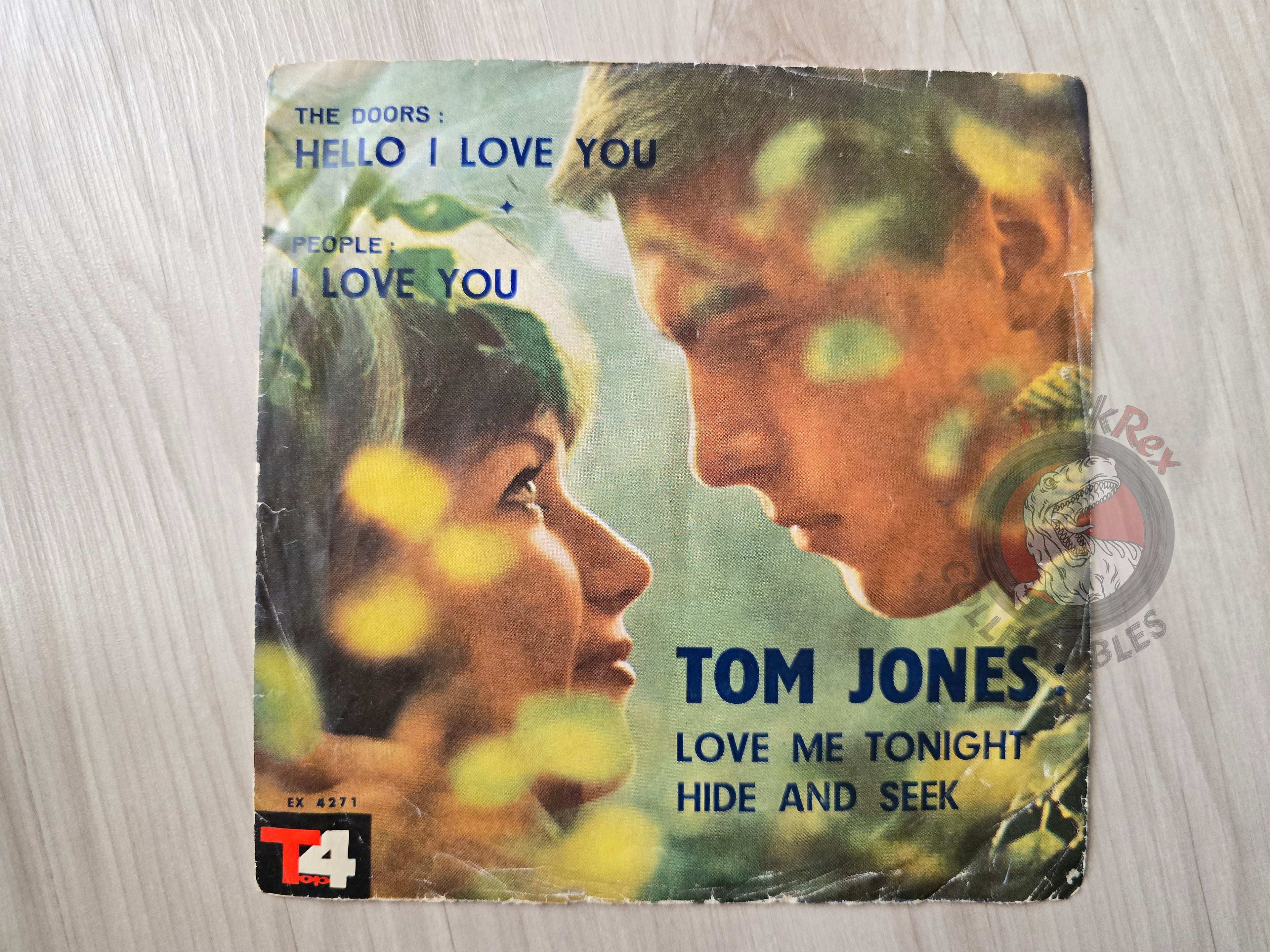 The Doors / Tom Jones / People 7" Iran Pressing Cover Only Iranian Edition