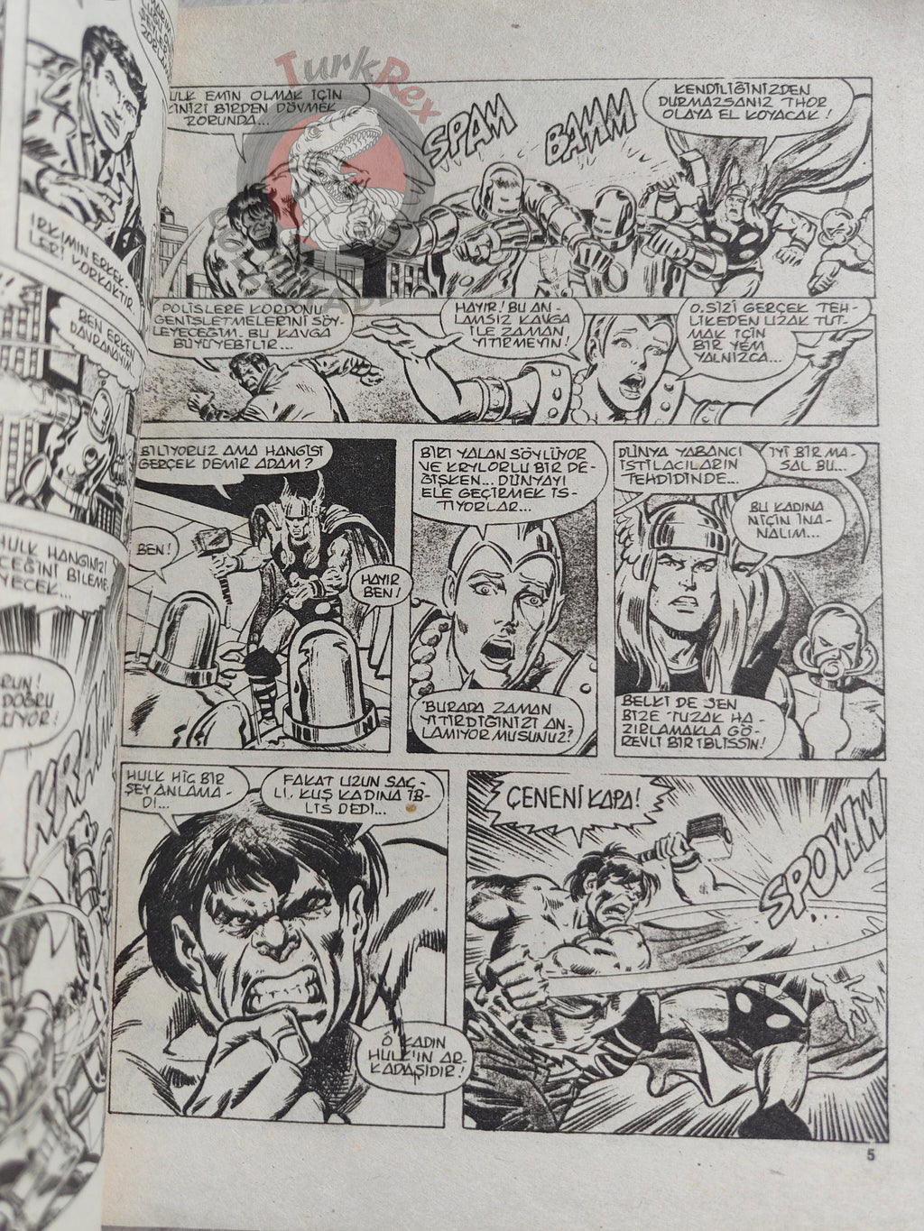 Hulk #20 1988 Turkish Comic Turkey cover Rampaging #9 #146 She-Hulk Thor