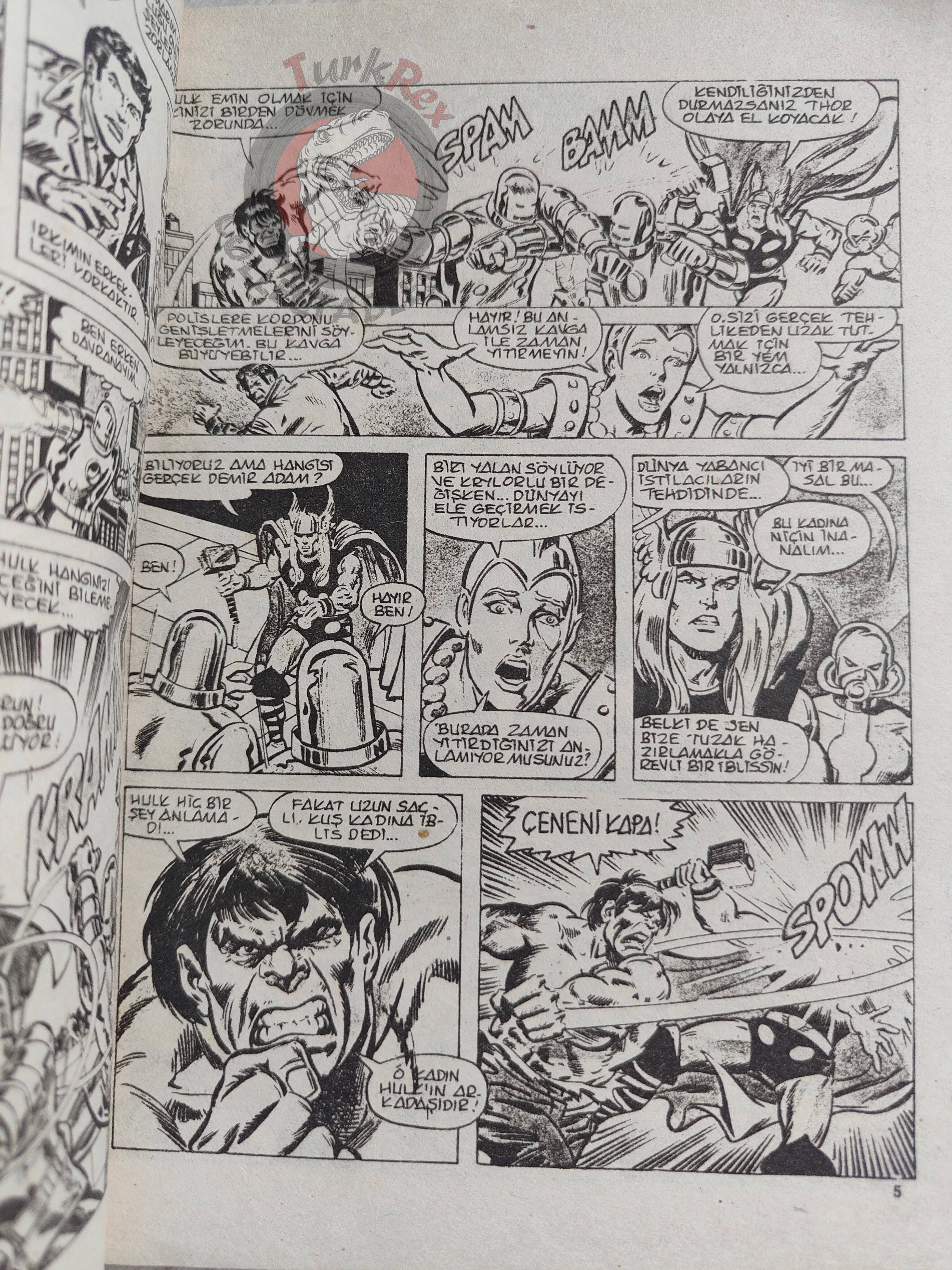 Hulk #20 1988 Turkish Comic Turkey cover Rampaging #9 #146 She-Hulk Thor