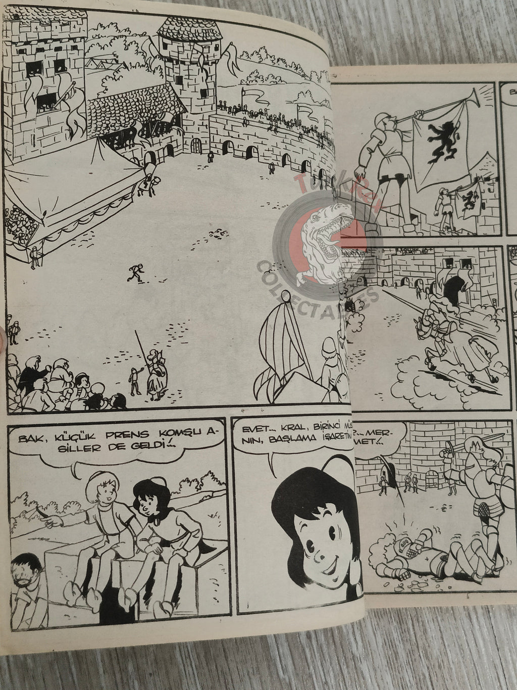 Johan et Pirlouit #20 1982 Turkish Comic Turkey Le Châtiment de Basenhau #1