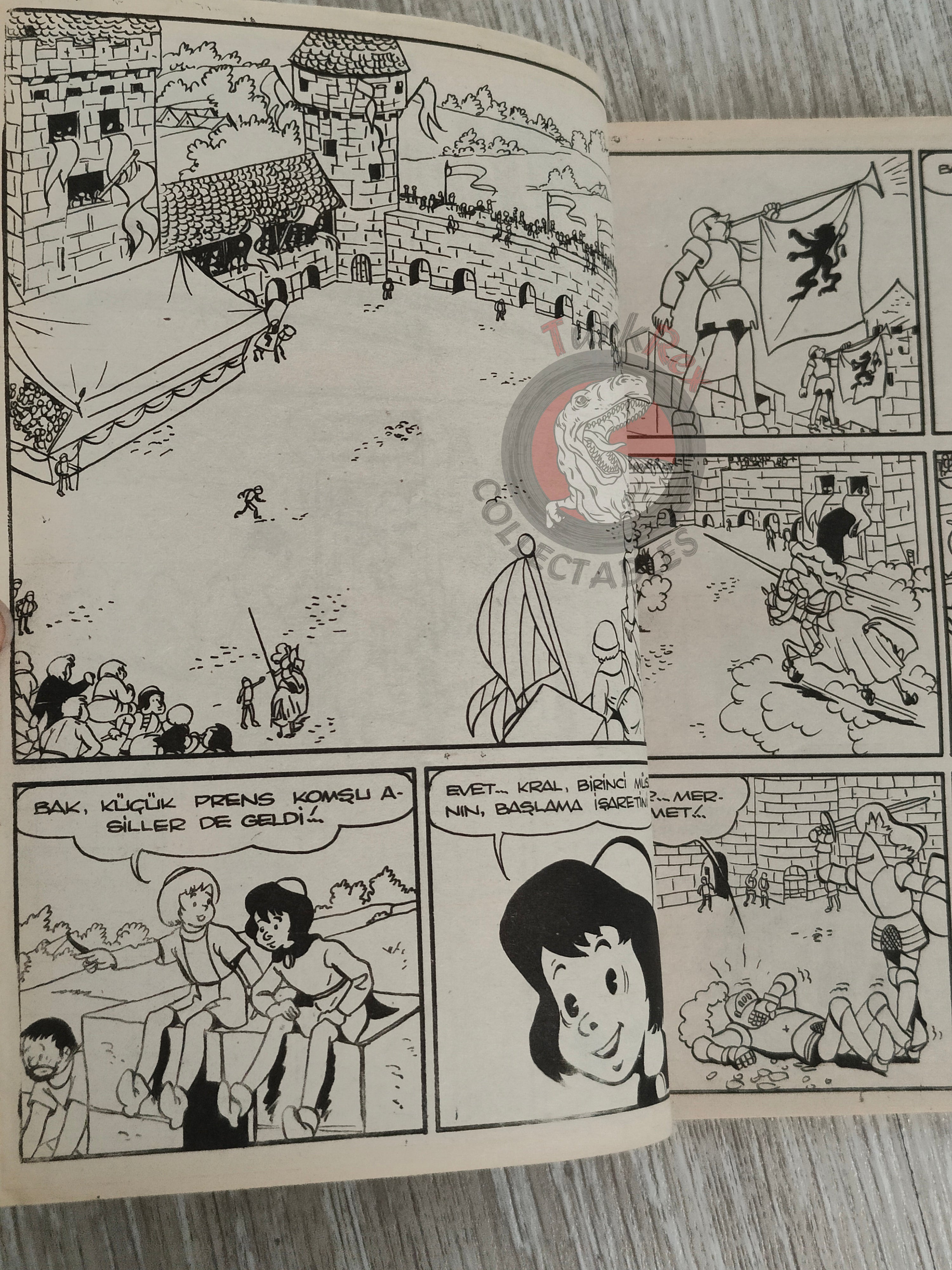 Johan et Pirlouit #20 1982 Turkish Comic Turkey Le Châtiment de Basenhau #1