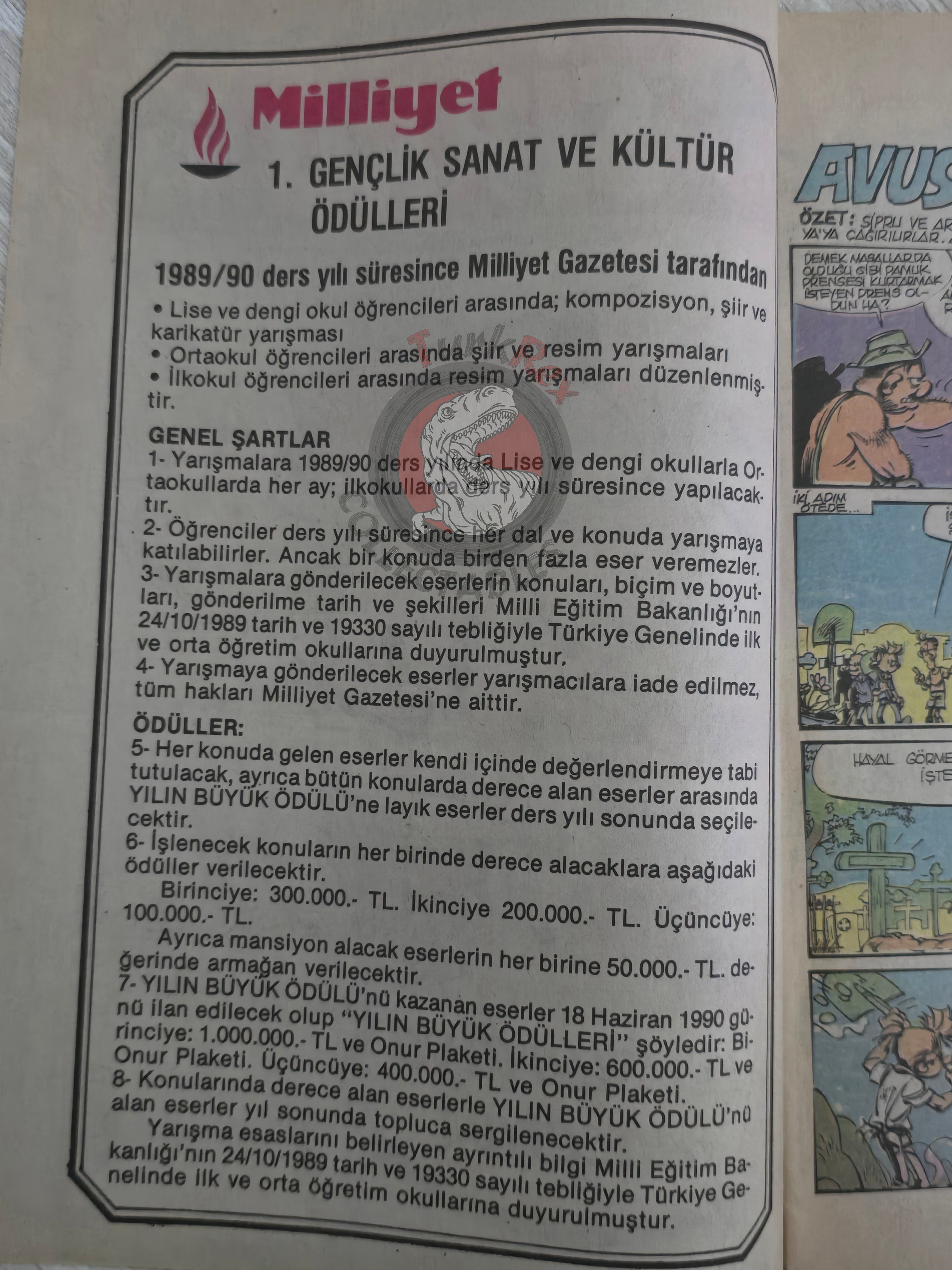Spirou & Fantasio #5 Aventure en Australie 1989 Turkish Comic Turkey