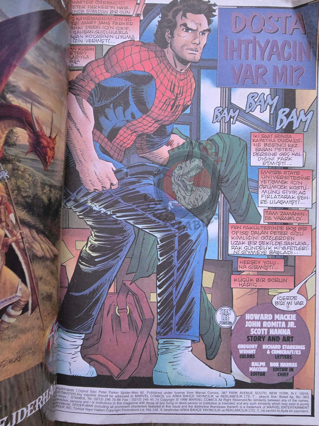 Spider-Man #3 1998 Turkish Comic Turkey Peter Parker #82 #83 #84