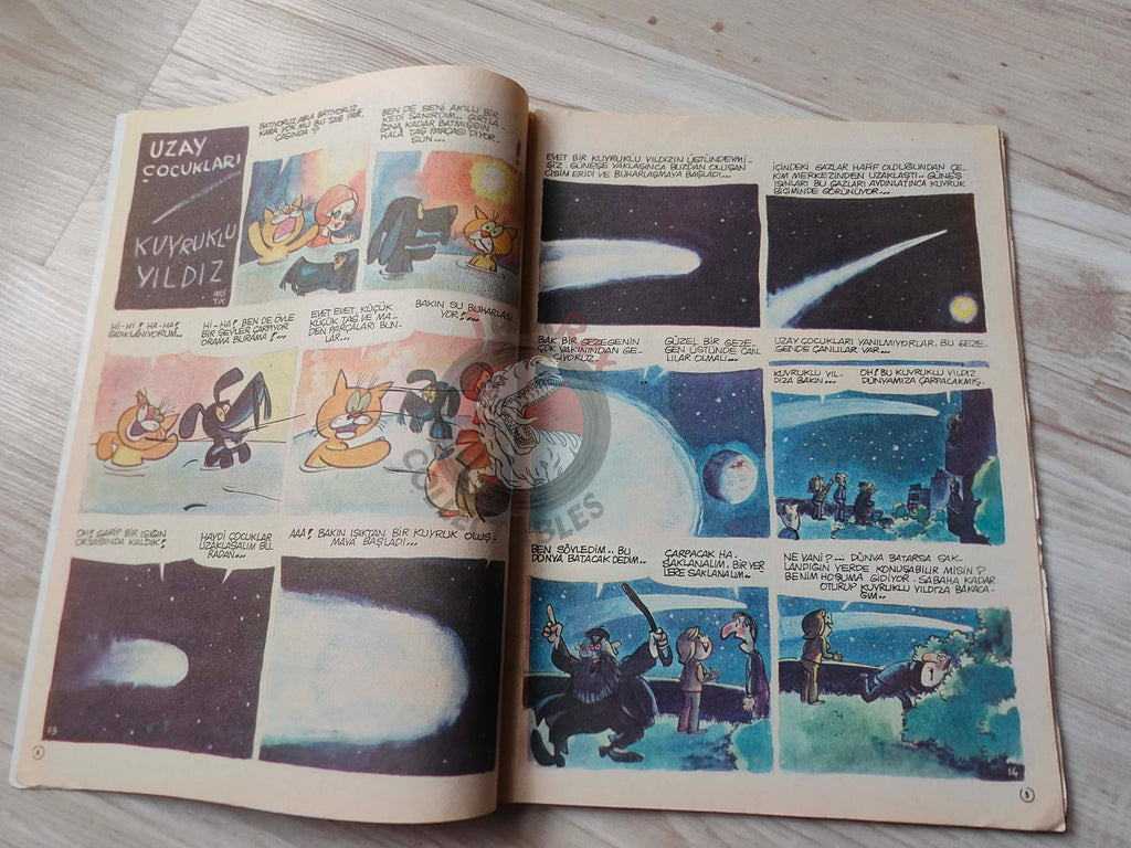 Milliyet Çocuk #24 1979 Turkish Comic Turkey Joyas Literarias Juveniles #78 Jules Verne