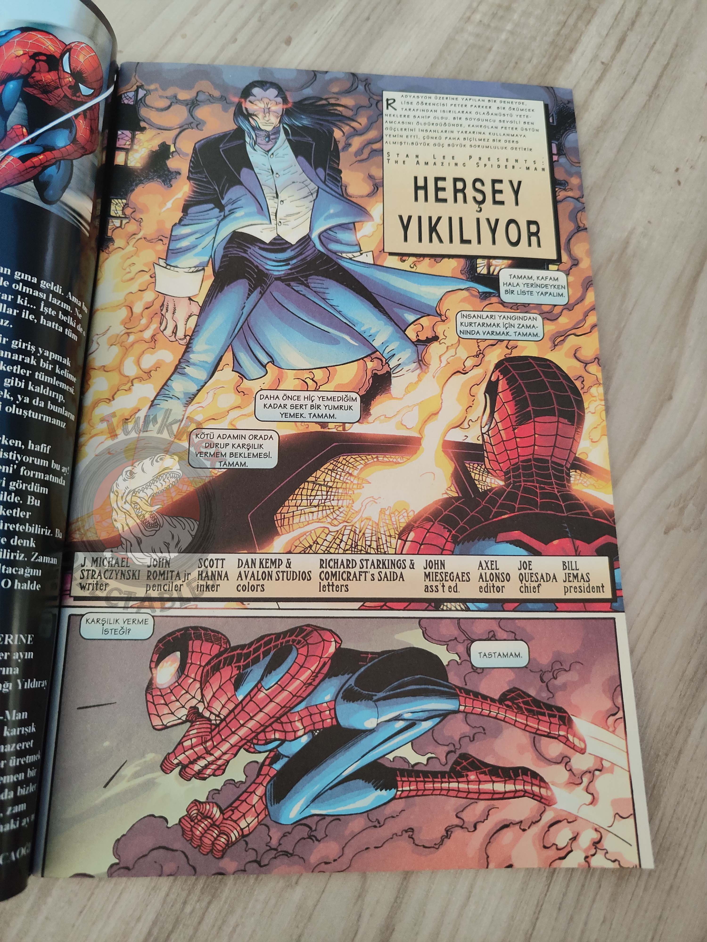 Spider-Man #4 2002 Turkish Comic Turkey The Amazing #33 Peter Parker #33