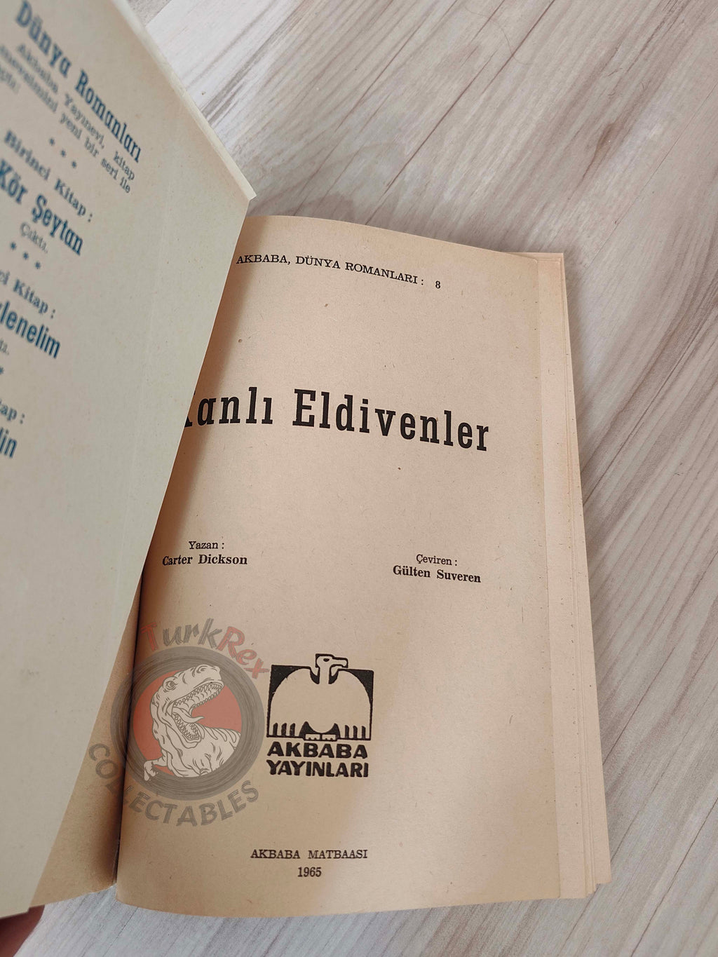 Carter Dickson – Patrick Butler for the Defence 1965 1st Turkish Book Turkey John Dickson Carr