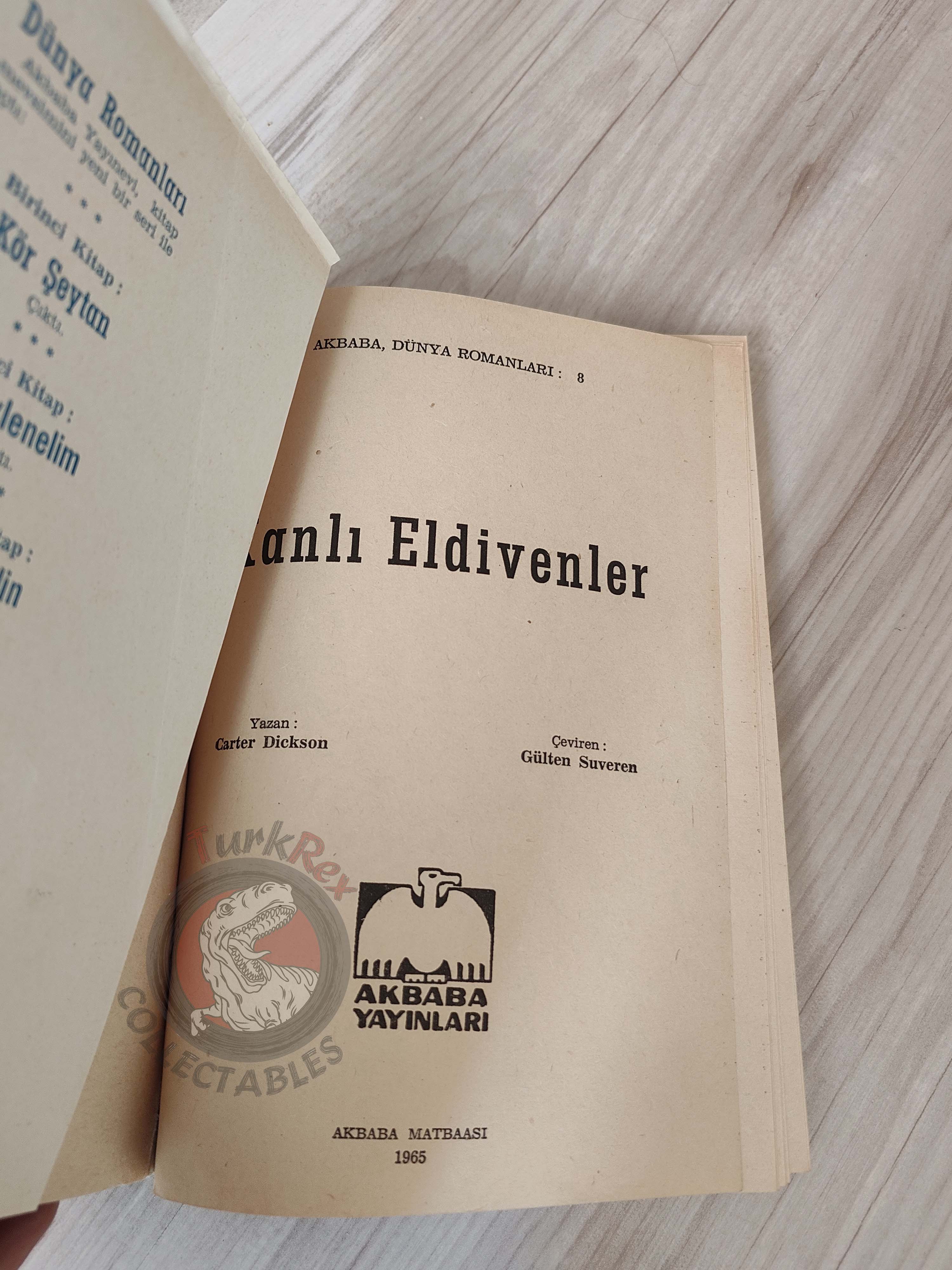 Carter Dickson – Patrick Butler for the Defence 1965 1st Turkish Book Turkey John Dickson Carr