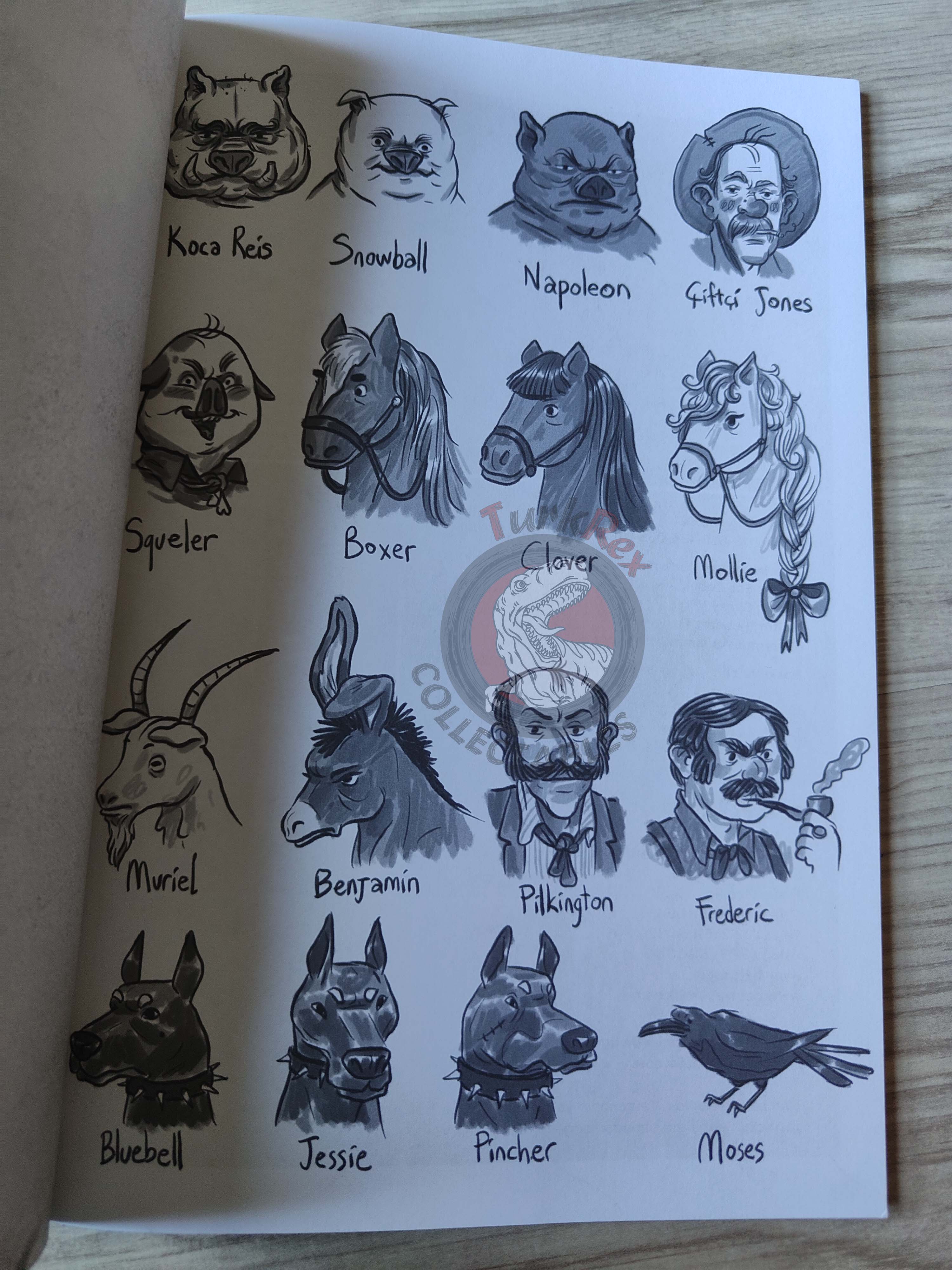 George Orwell - Animal Farm Turkish Comic Turkey Unique Drawings