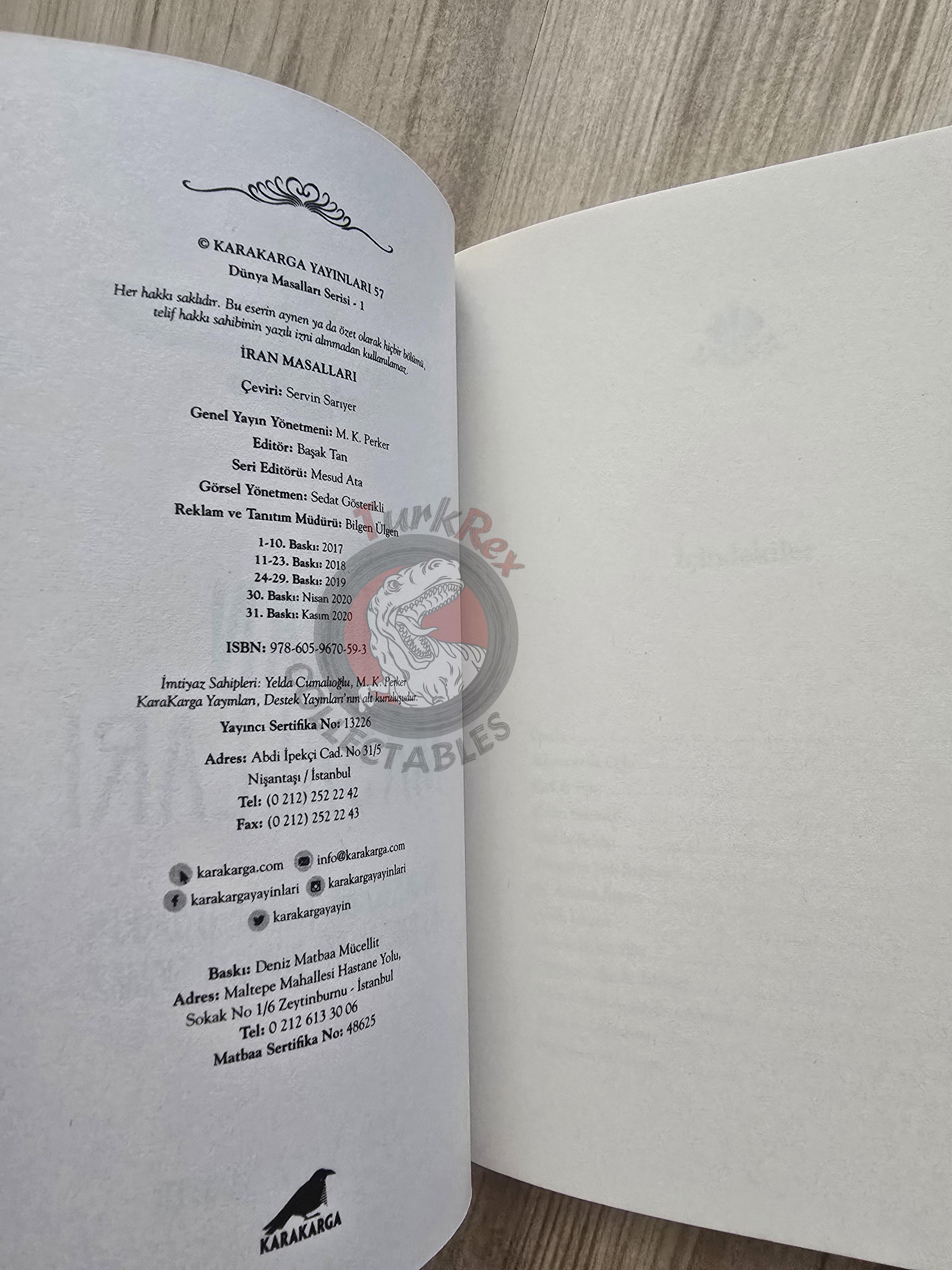 Iran Folk Tales 2020 Turkish Book Turkey Persia Iranian Middle East