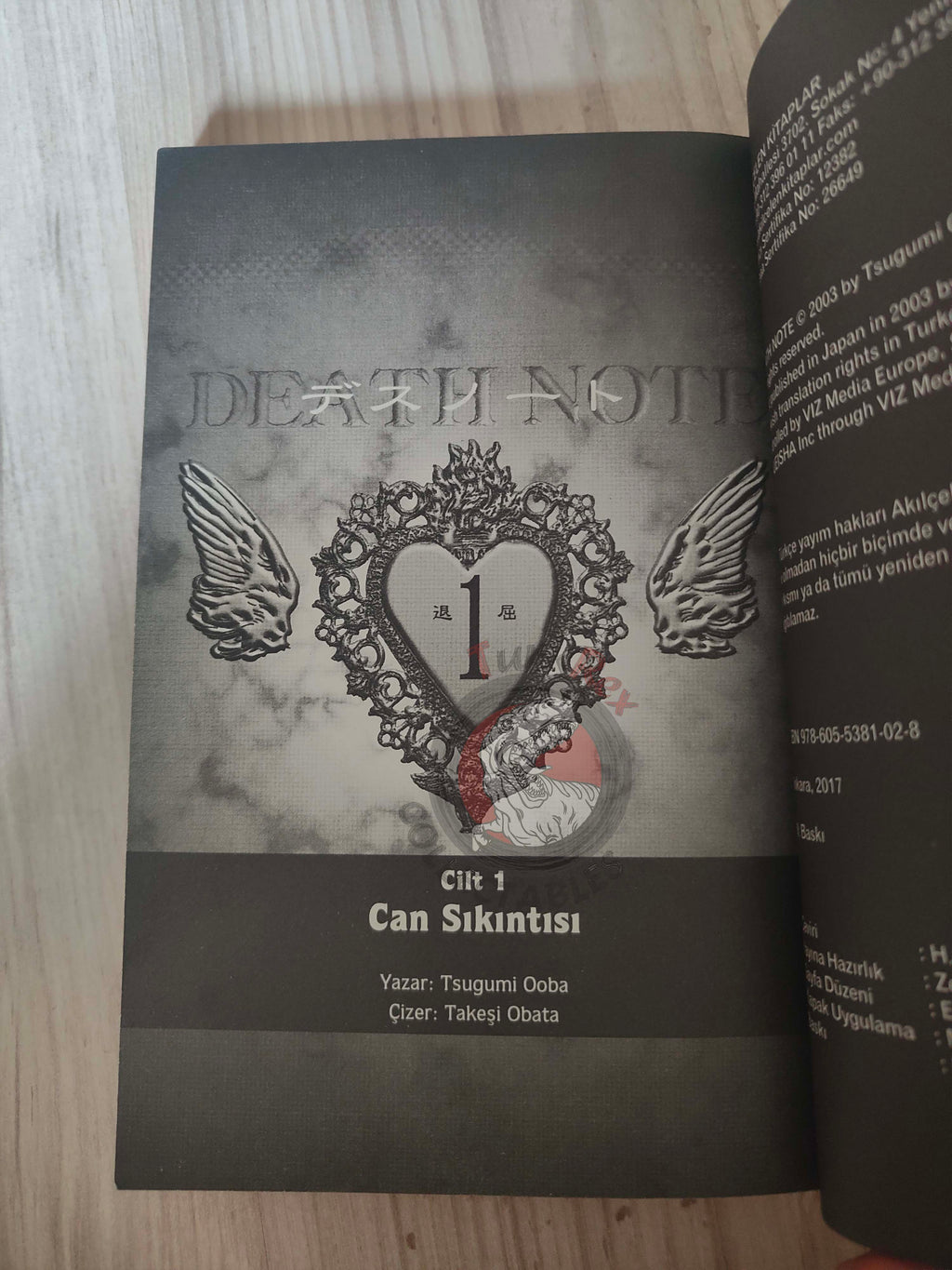 Death Note Volume #1 Turkish Comic Turkey Tsugumi Ohba
