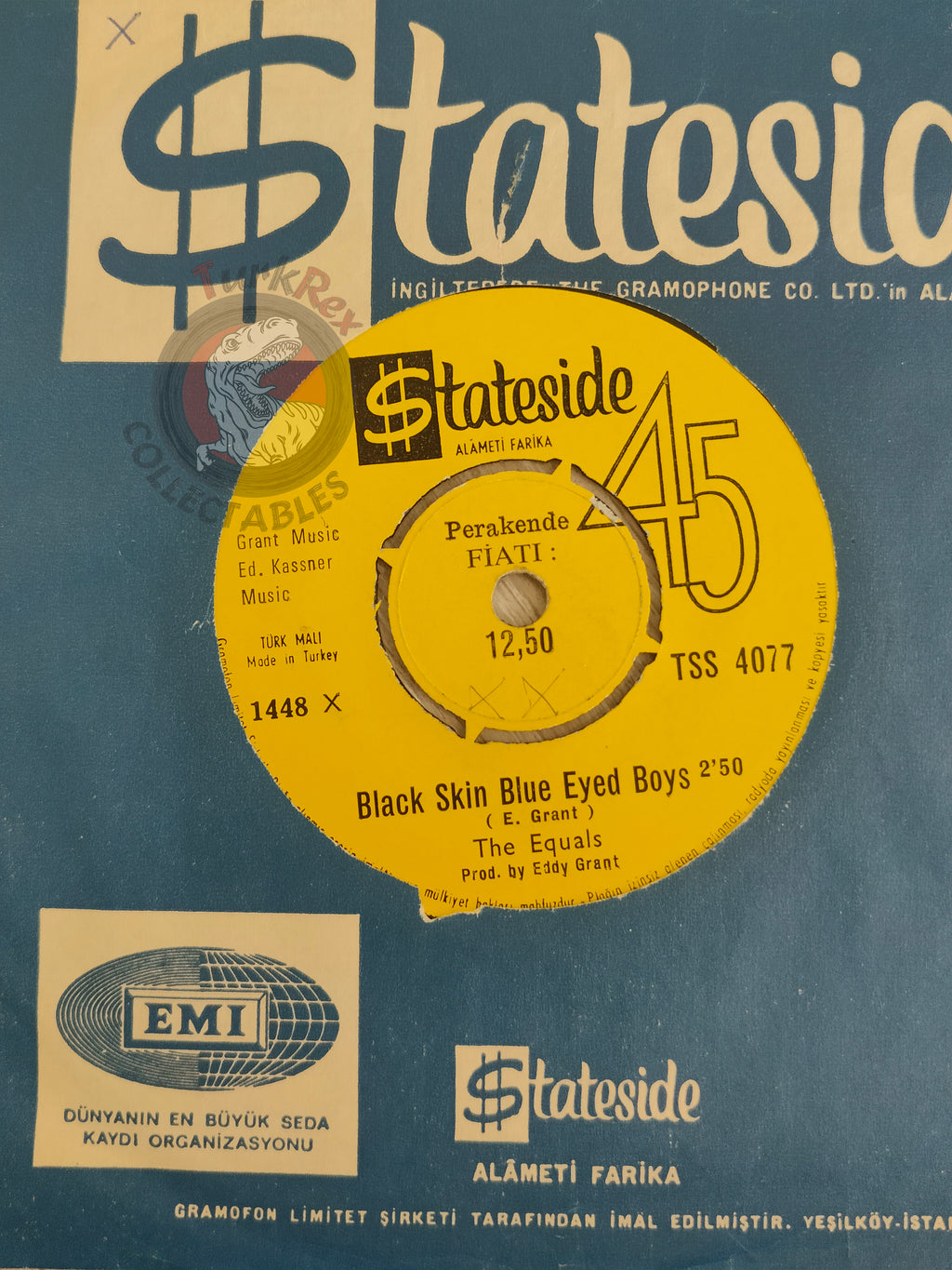 The Equals – Black Skin Blue Eyed Boys 7" Turkish Pressing Vinyl Turkey Edition
